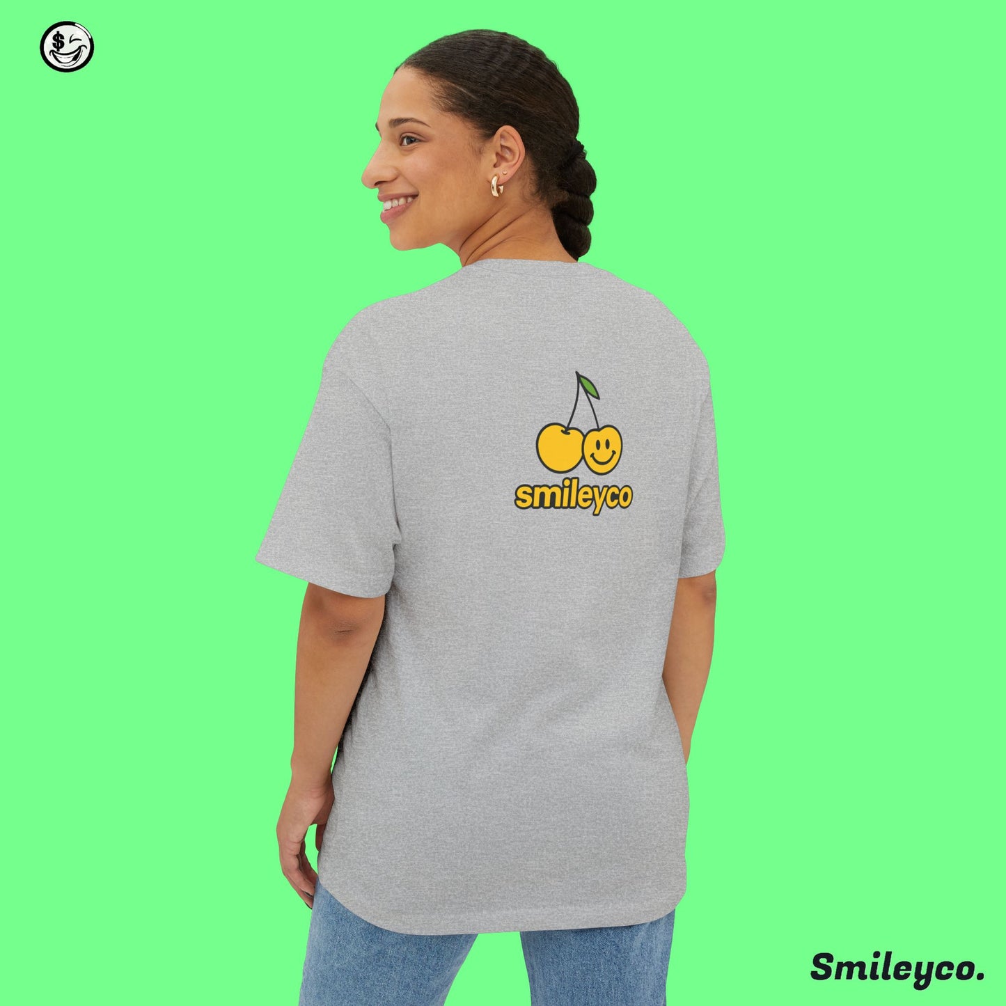 Smiley Cherry Boxy Tee