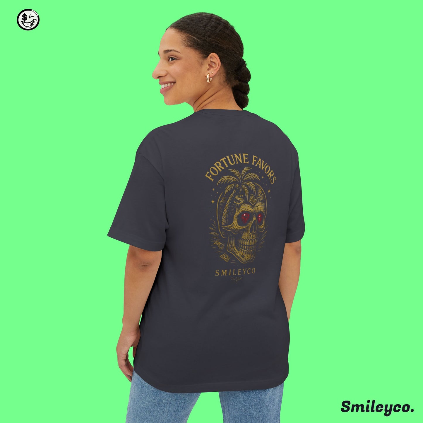 Skull Favor Boxy Tee