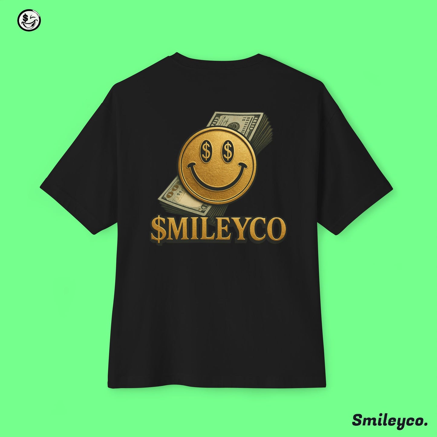 Gold Smile Boxy Tee