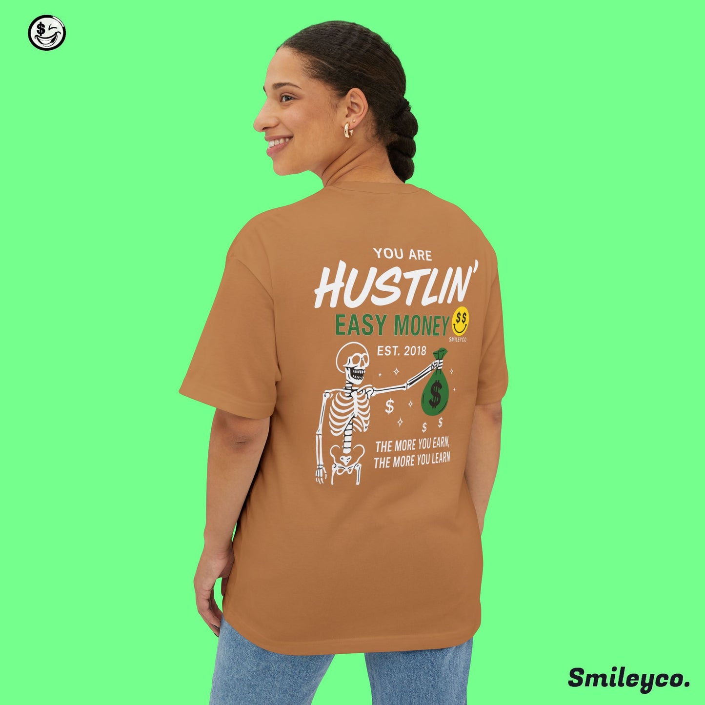 Hustlin Boxy Tee