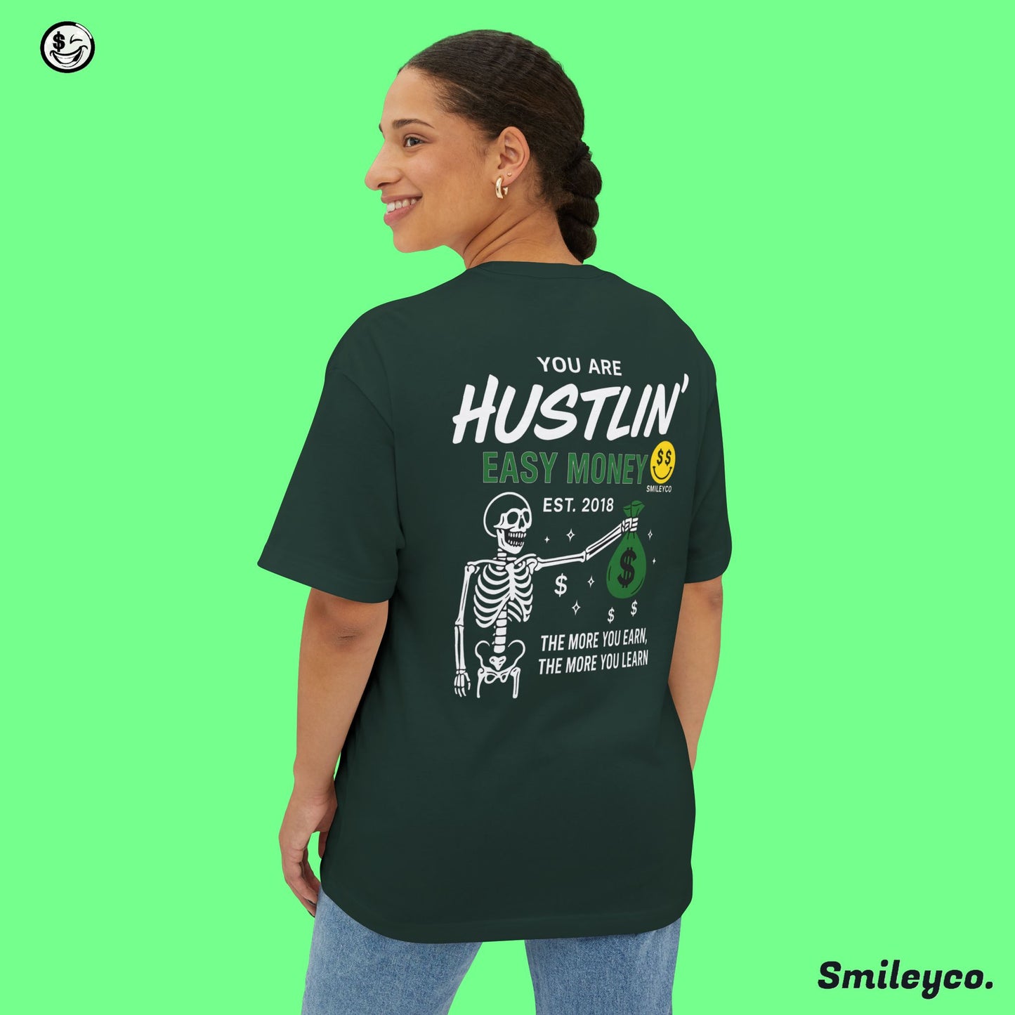 Hustlin Boxy Tee