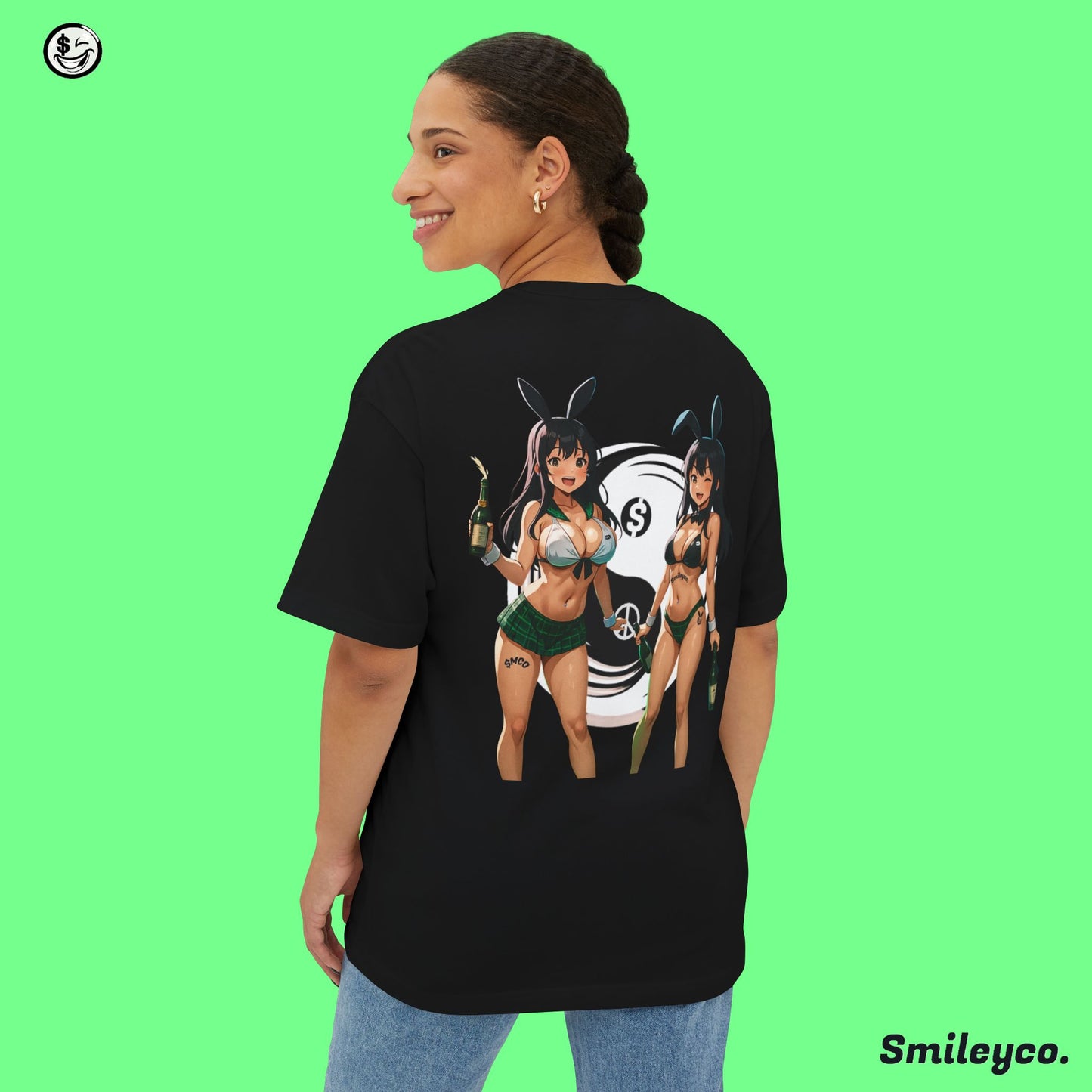 Money and Peace Bunnies Tee Shirt