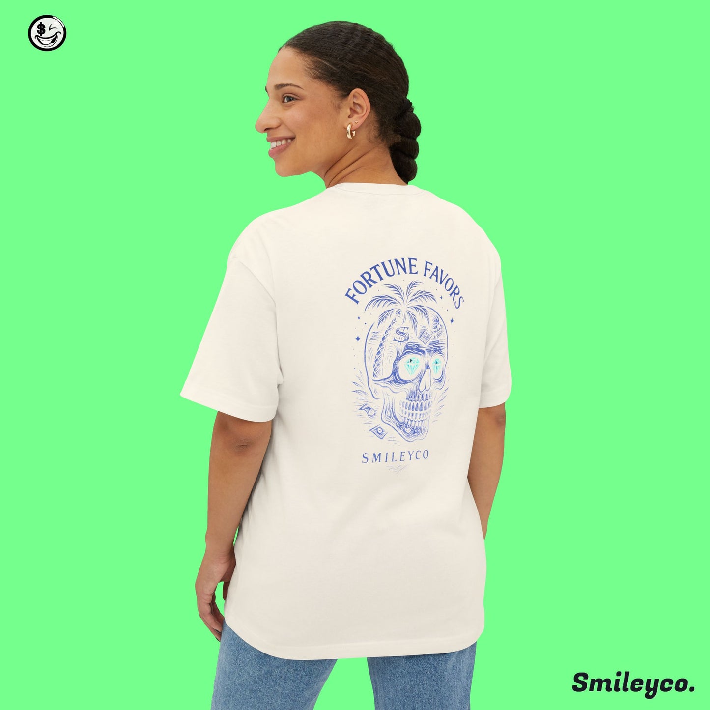 Skull Favor Boxy Tee