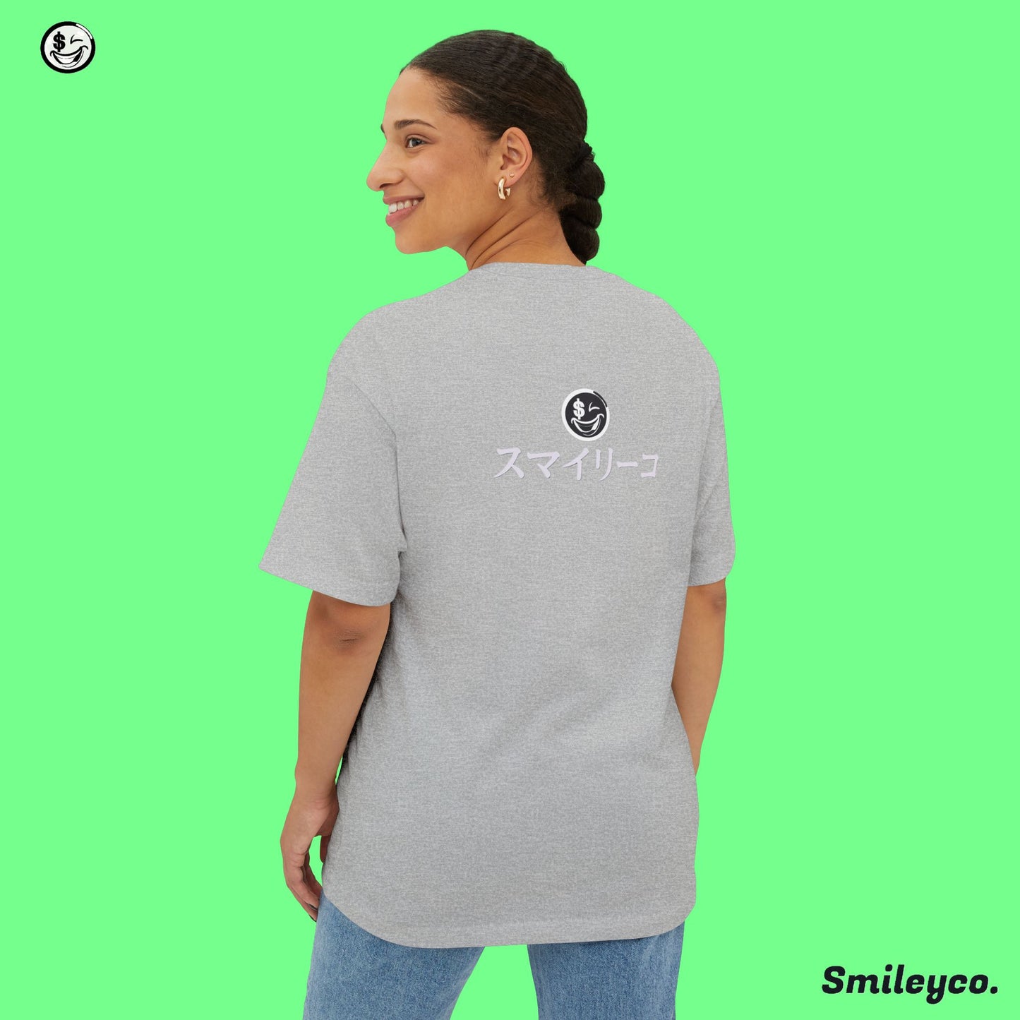 Smileyco Japanese Boxy Tee Shirt