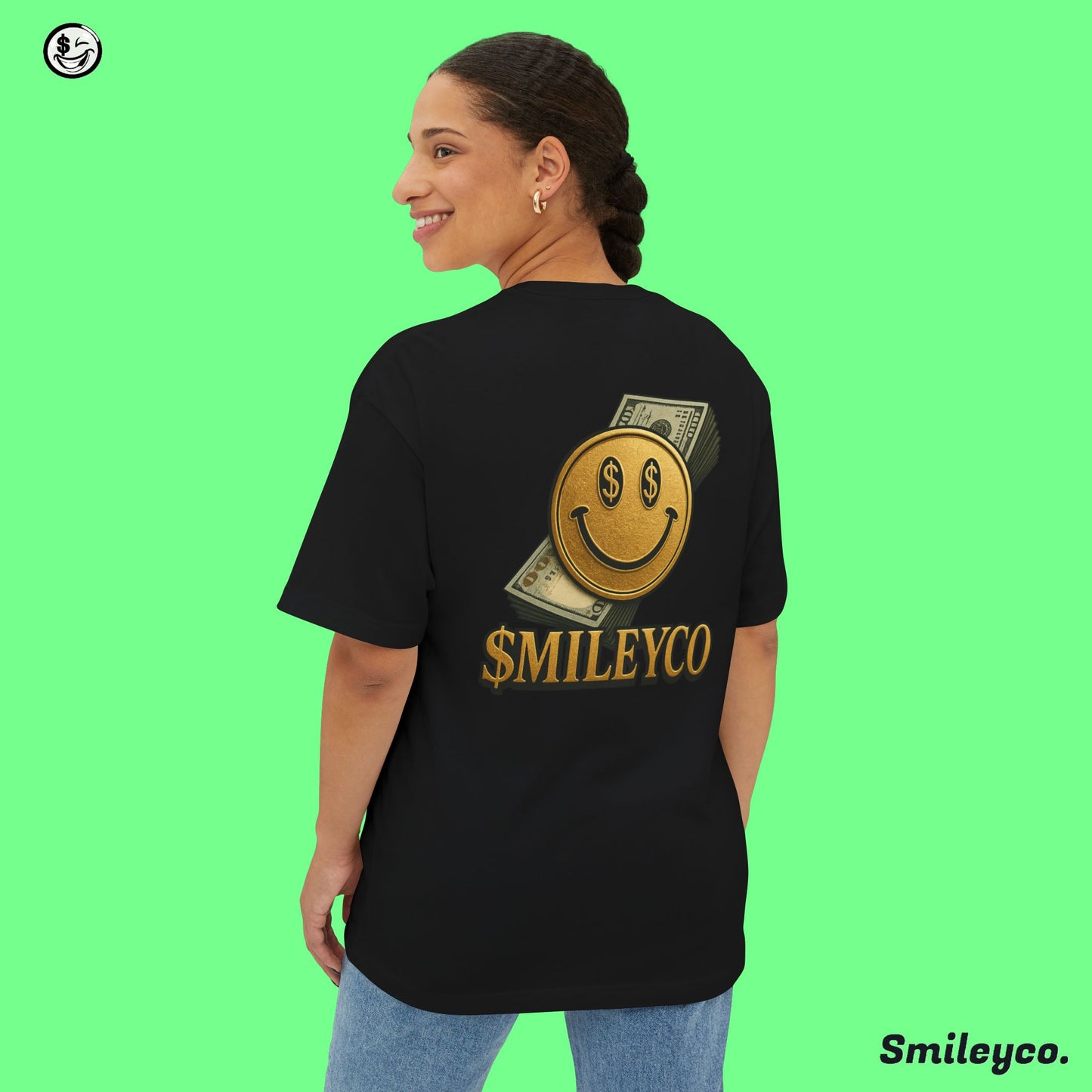 Gold Smile Boxy Tee
