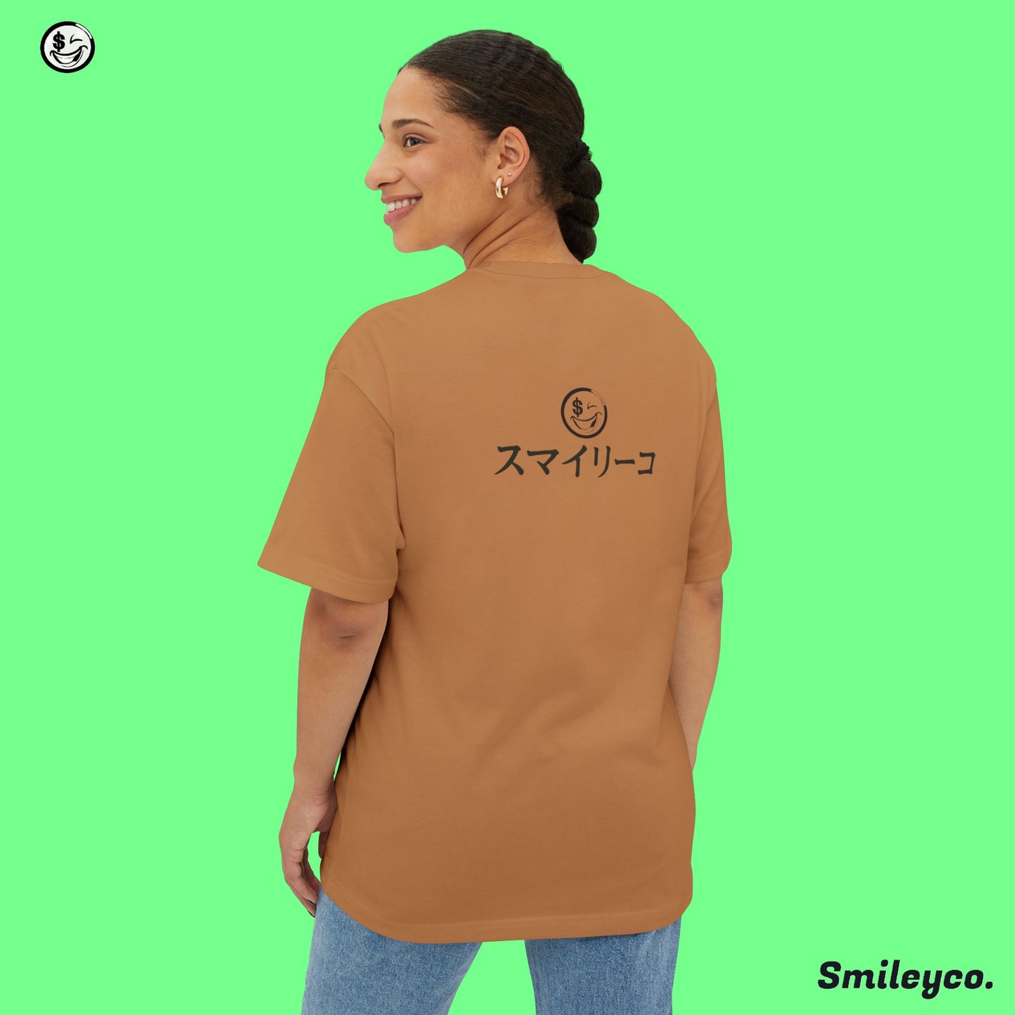 Smileyco Japanese Boxy Tee Shirt