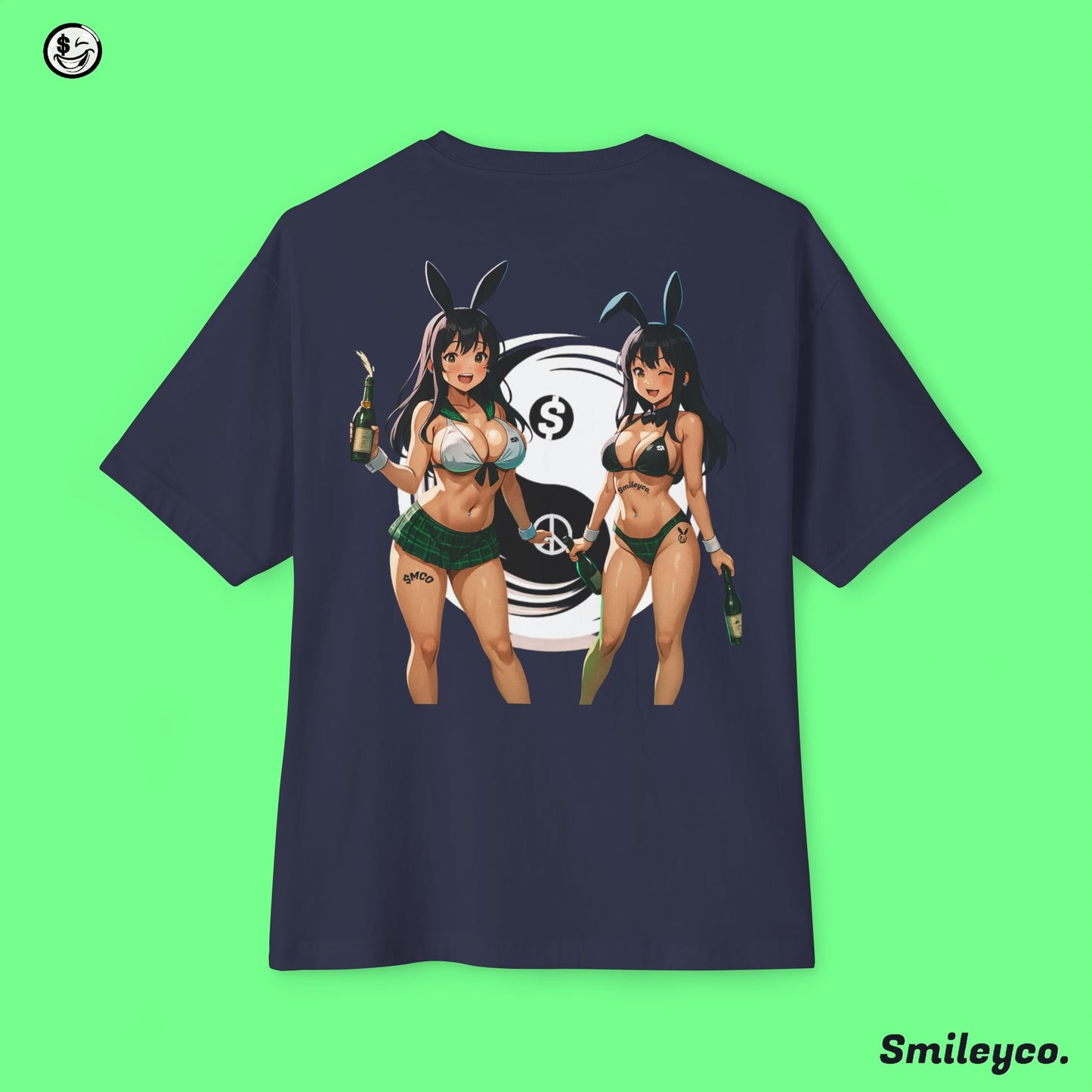 Money and Peace Bunnies Tee Shirt