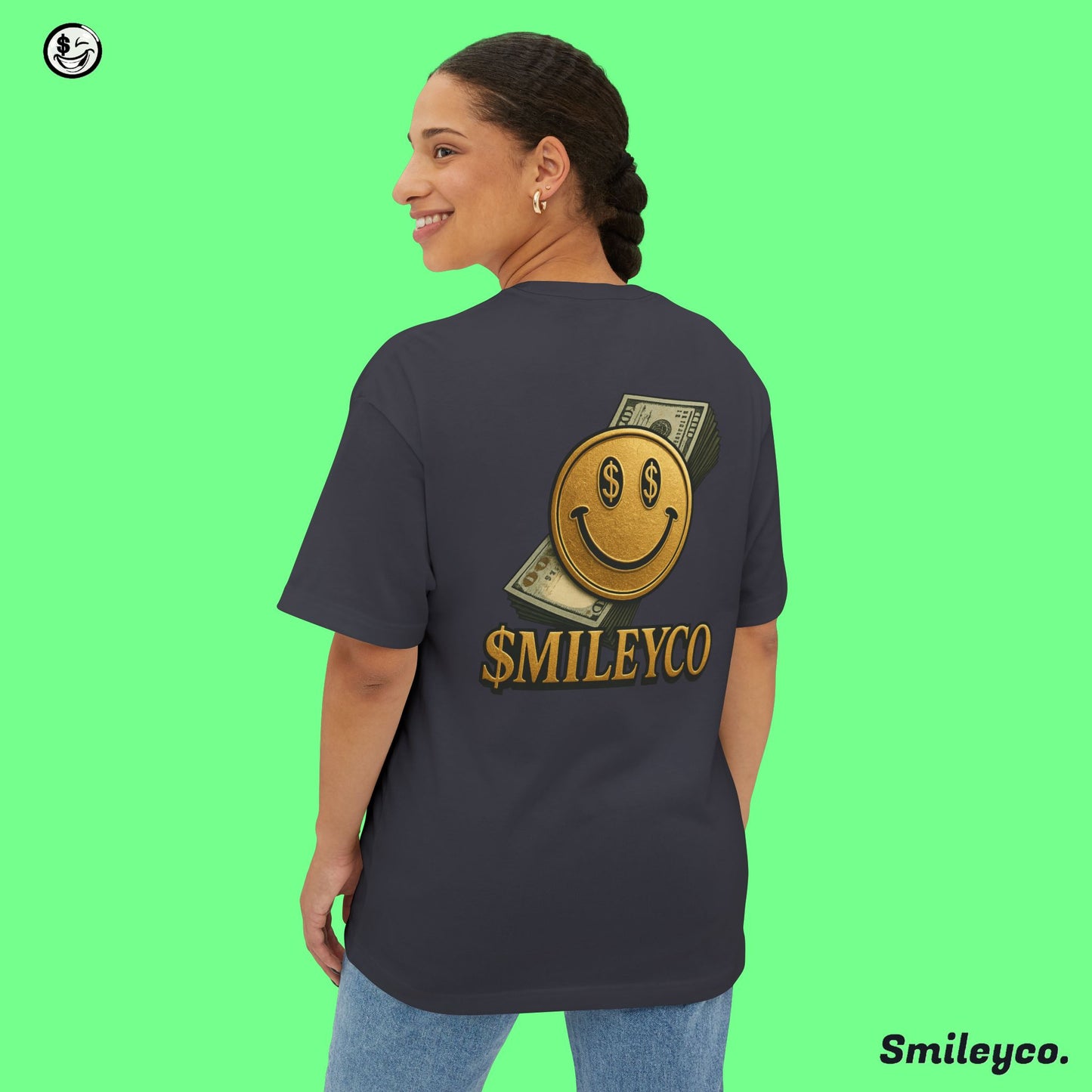 Gold Smile Boxy Tee