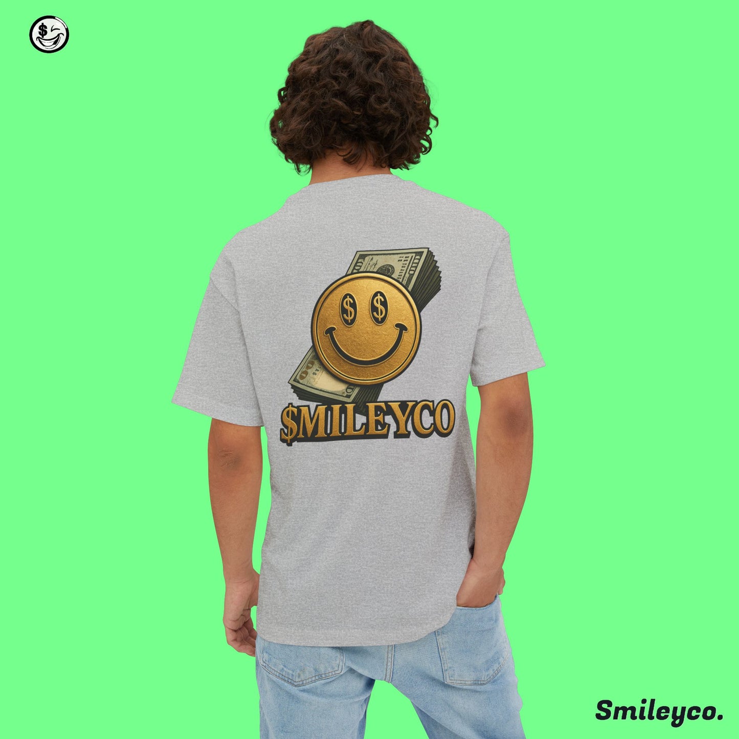Gold Smile Boxy Tee
