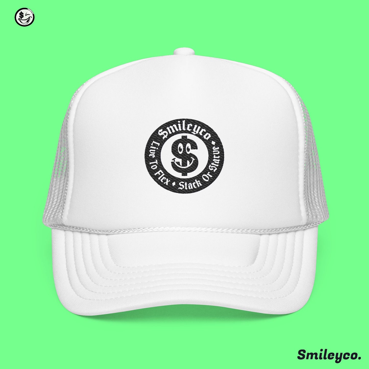 Stack or Starve Foam Embroidered