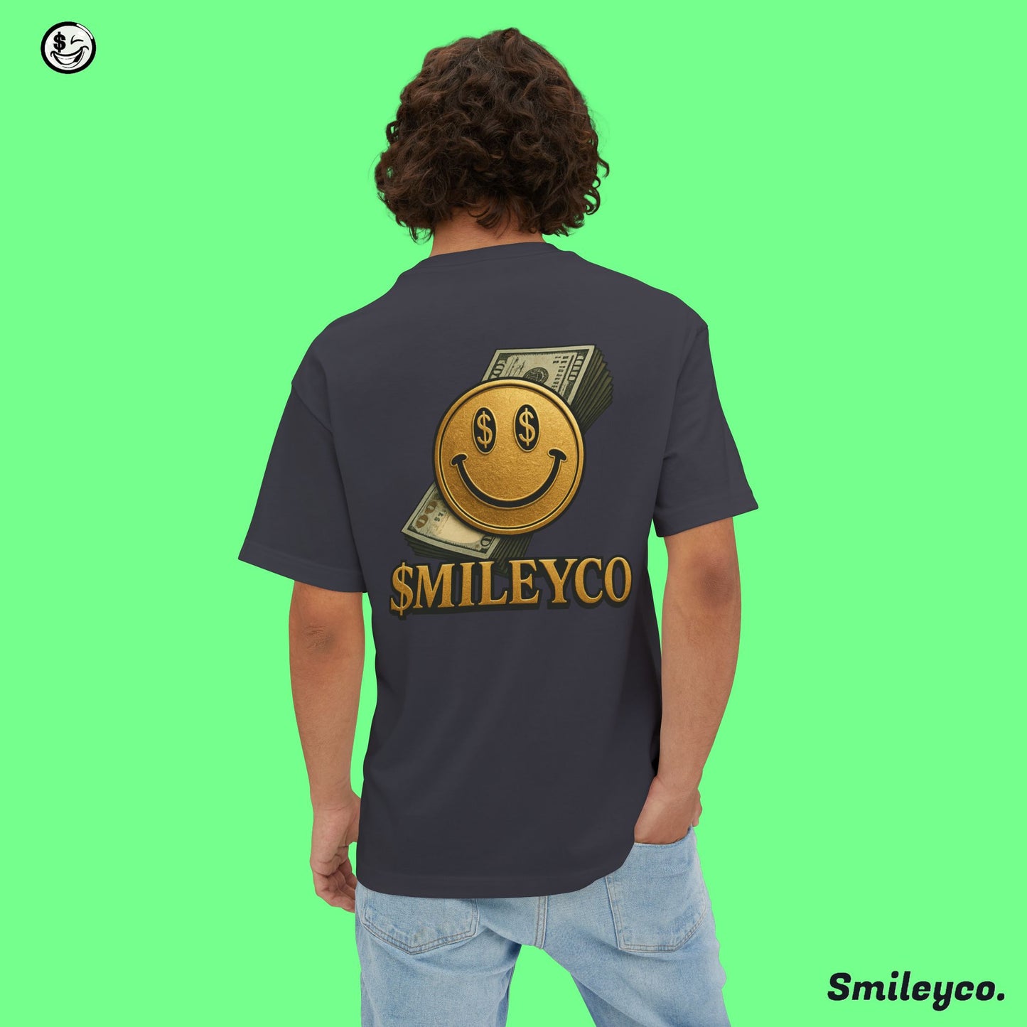 Gold Smile Boxy Tee