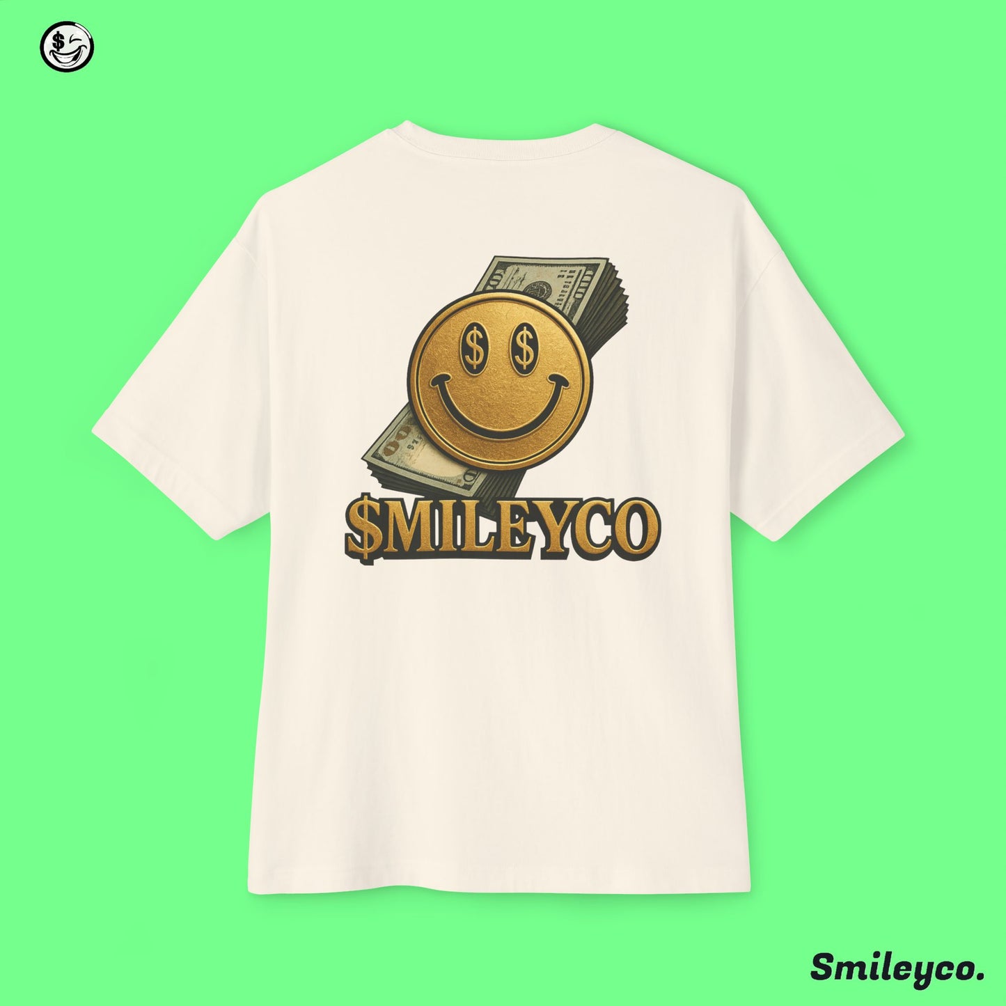 Gold Smile Boxy Tee