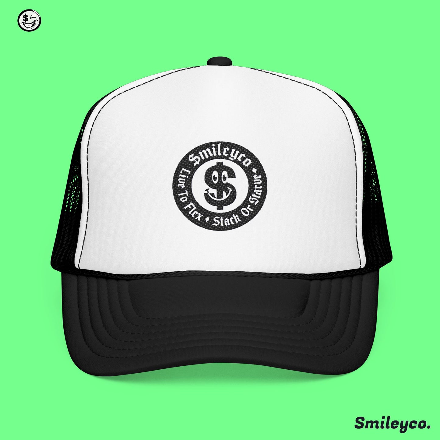 Stack or Starve Foam Embroidered