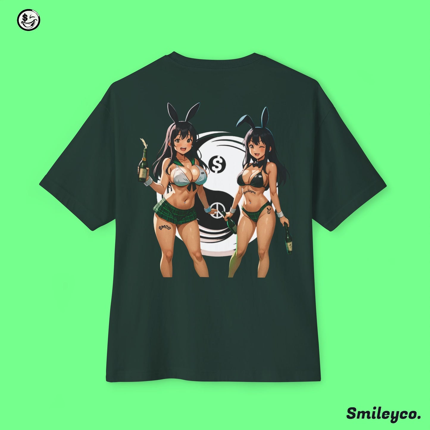 Money and Peace Bunnies Tee Shirt