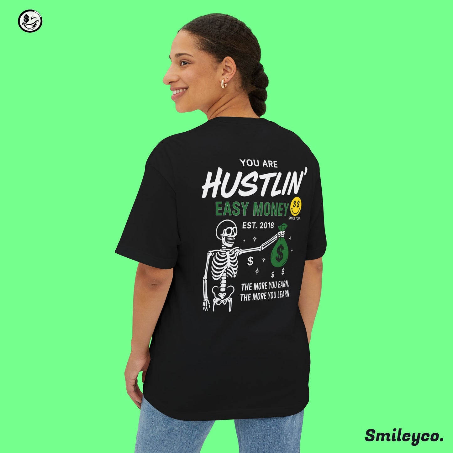 Hustlin Boxy Tee