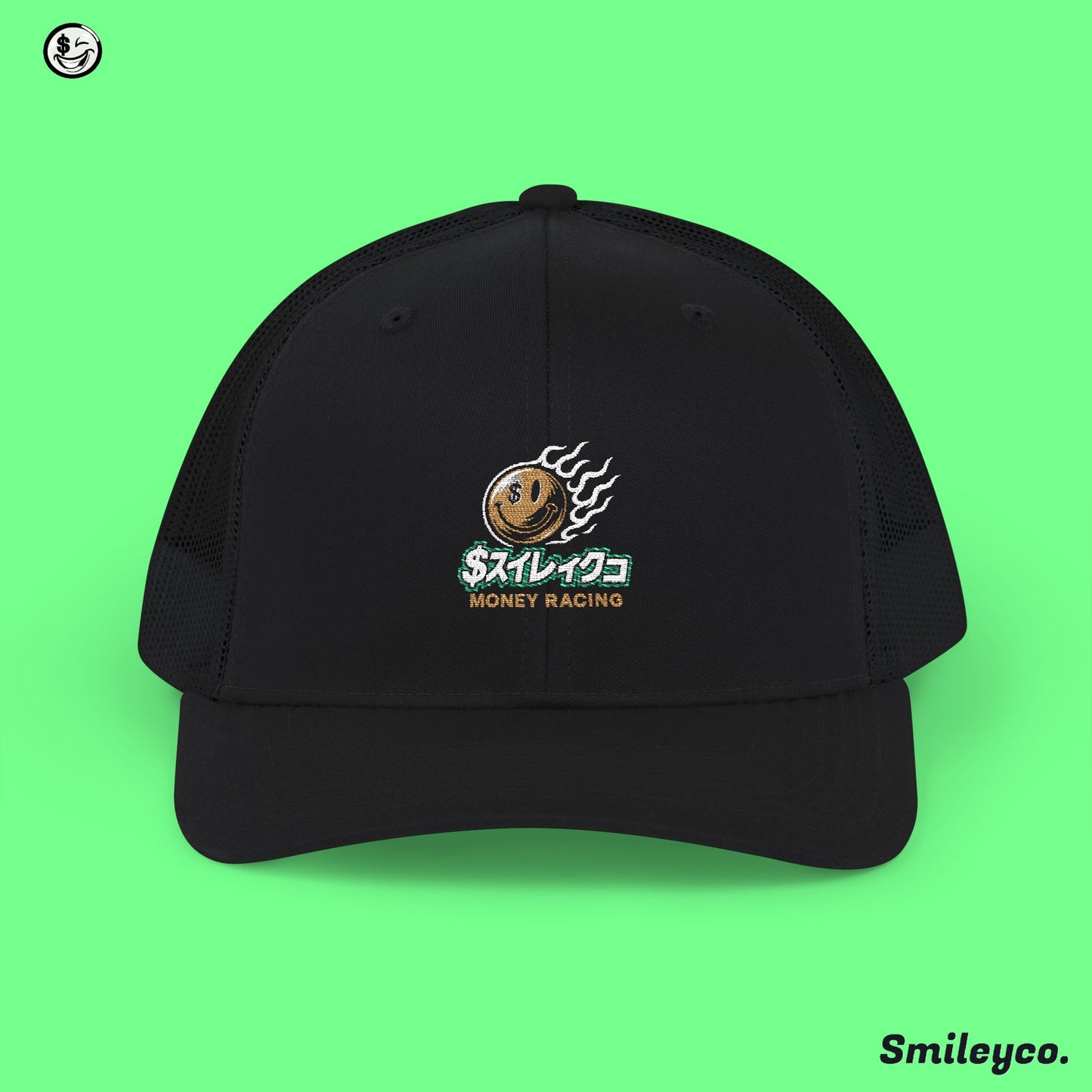 Money Racing Trucker Embroidered