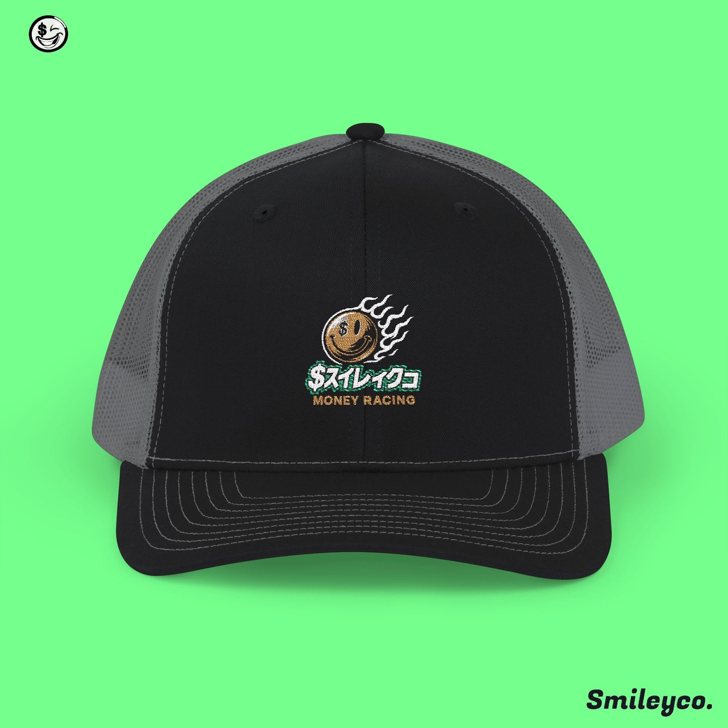 Money Racing Trucker Embroidered