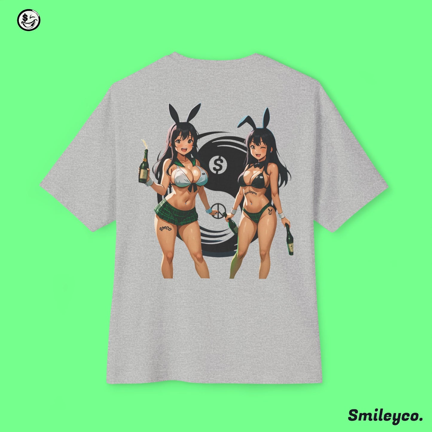 Money and Peace Bunnies Tee Shirt