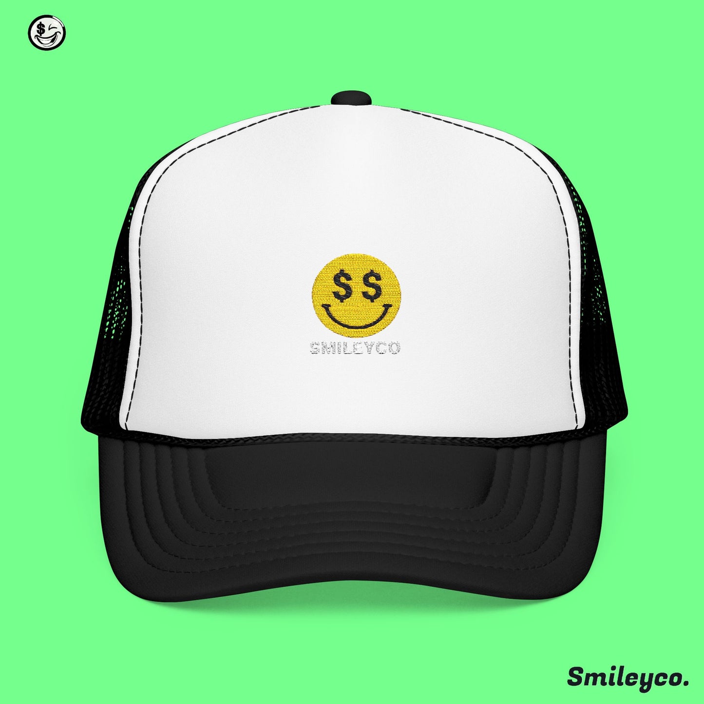Money Eyes Foam Embroidered