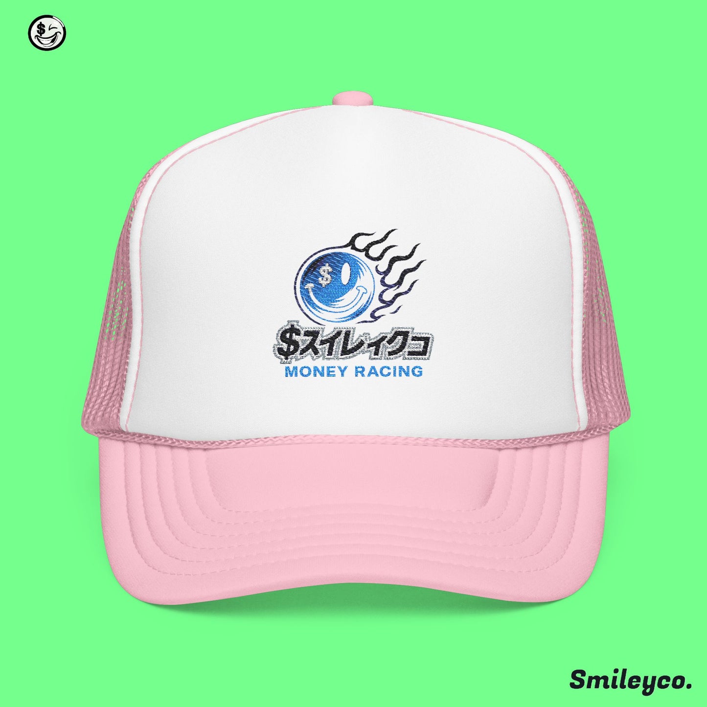 Money Racing Foam Embroidered