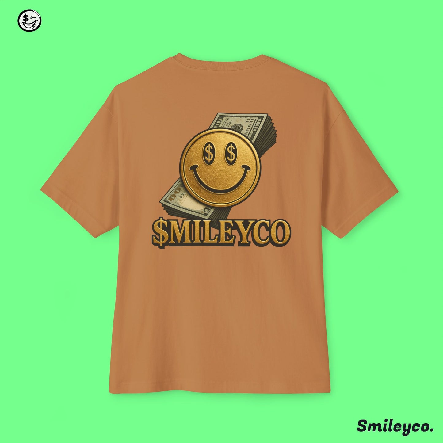 Gold Smile Boxy Tee