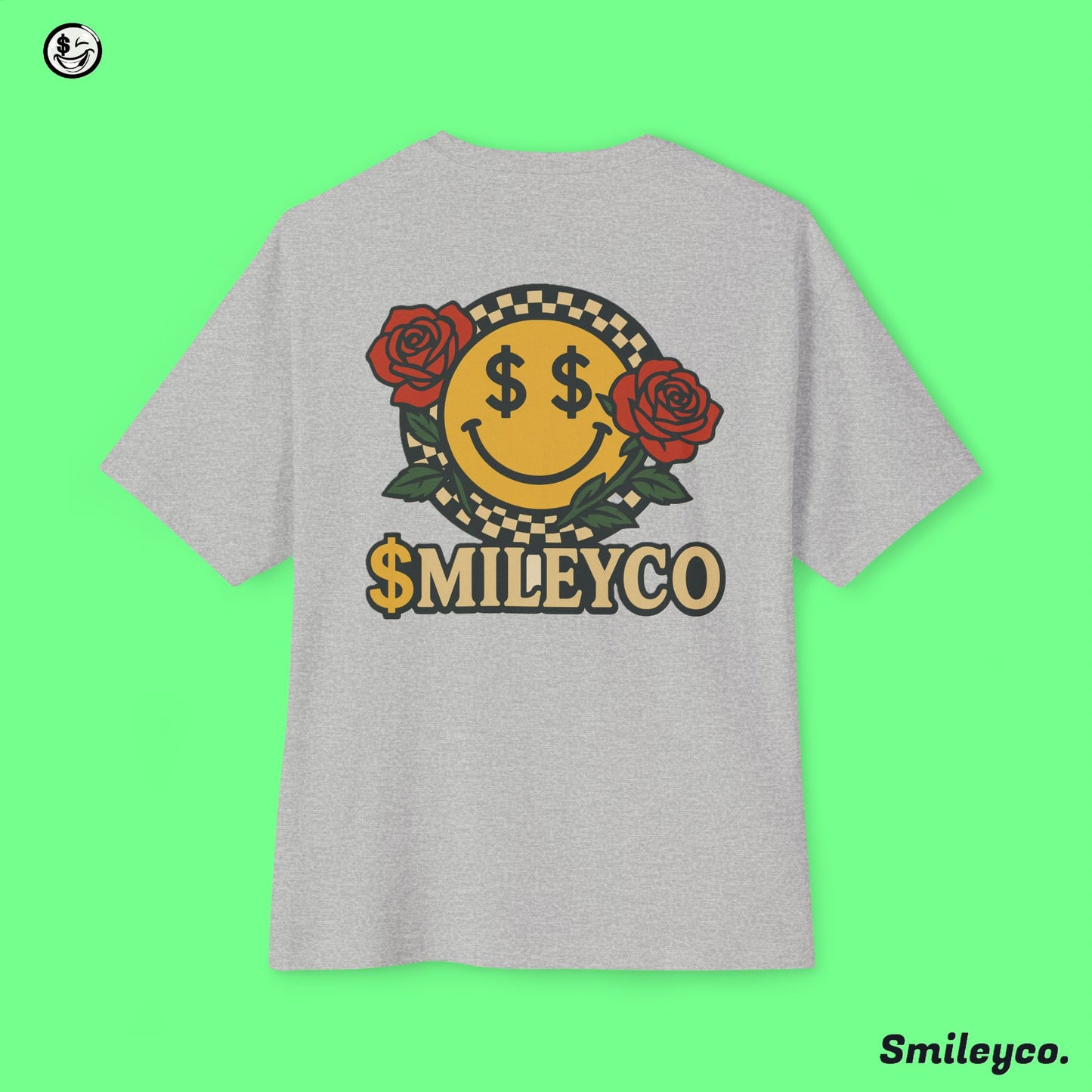 Rose Smile Boxy Tee
