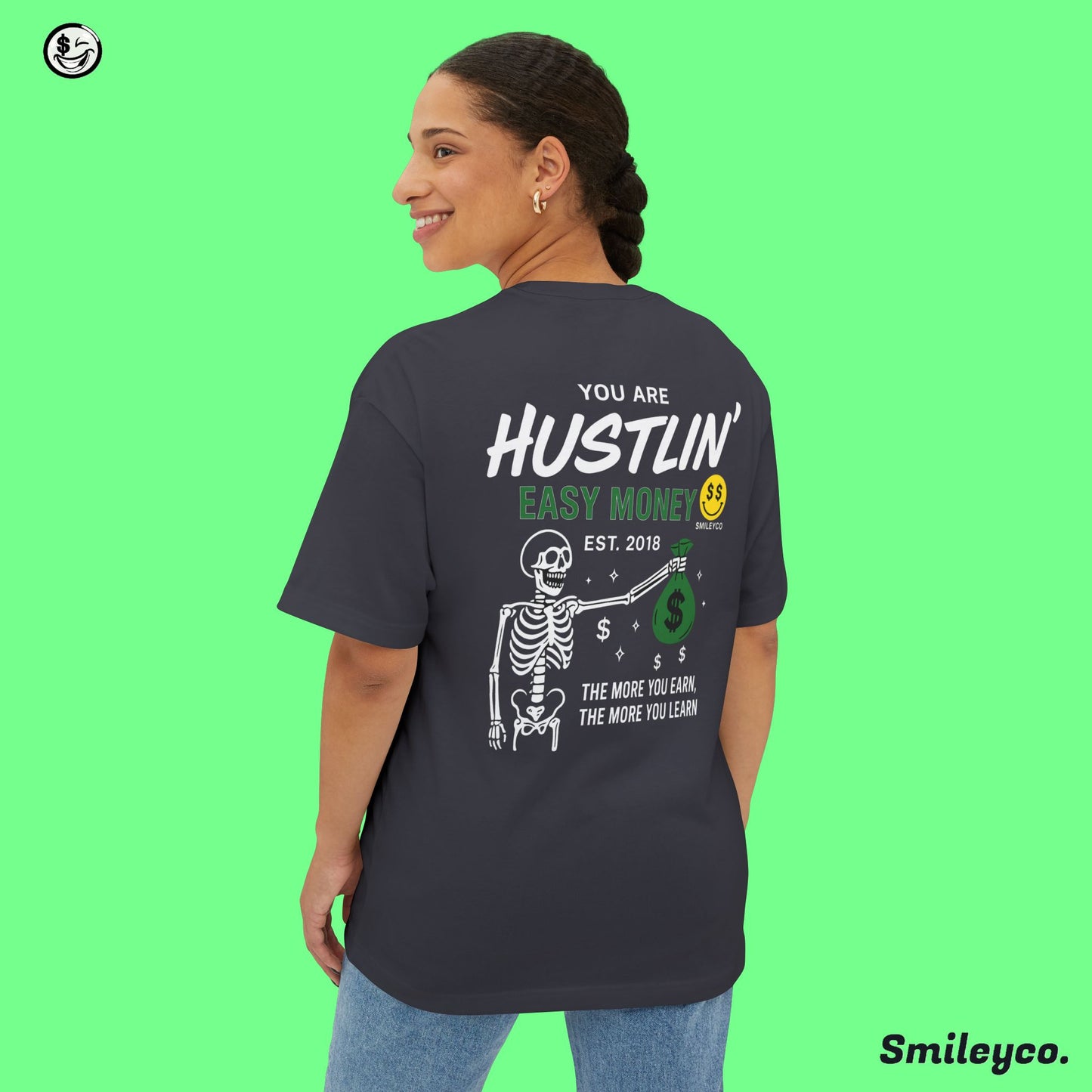 Hustlin Boxy Tee