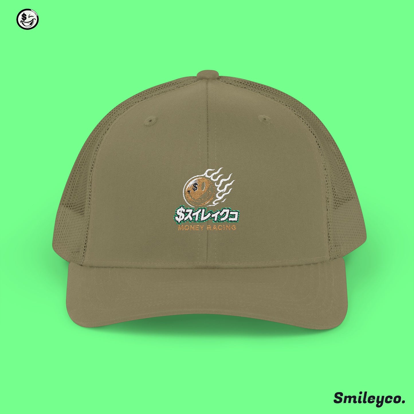 Money Racing Trucker Embroidered