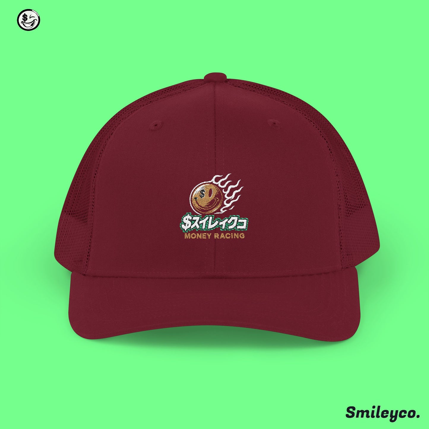 Money Racing Trucker Embroidered