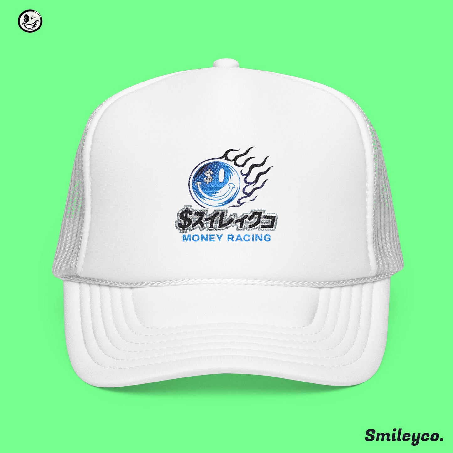 Money Racing Foam Embroidered