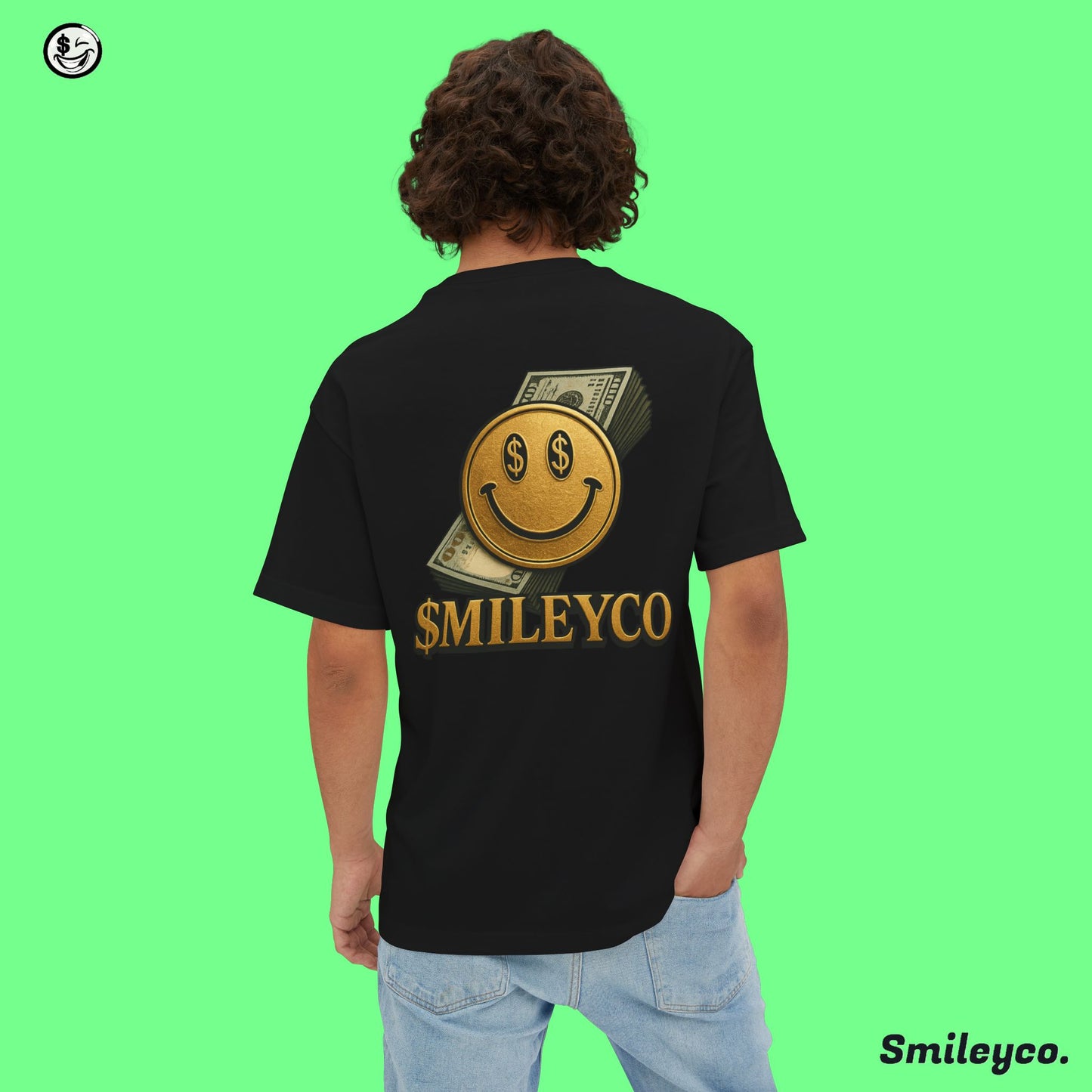 Gold Smile Boxy Tee