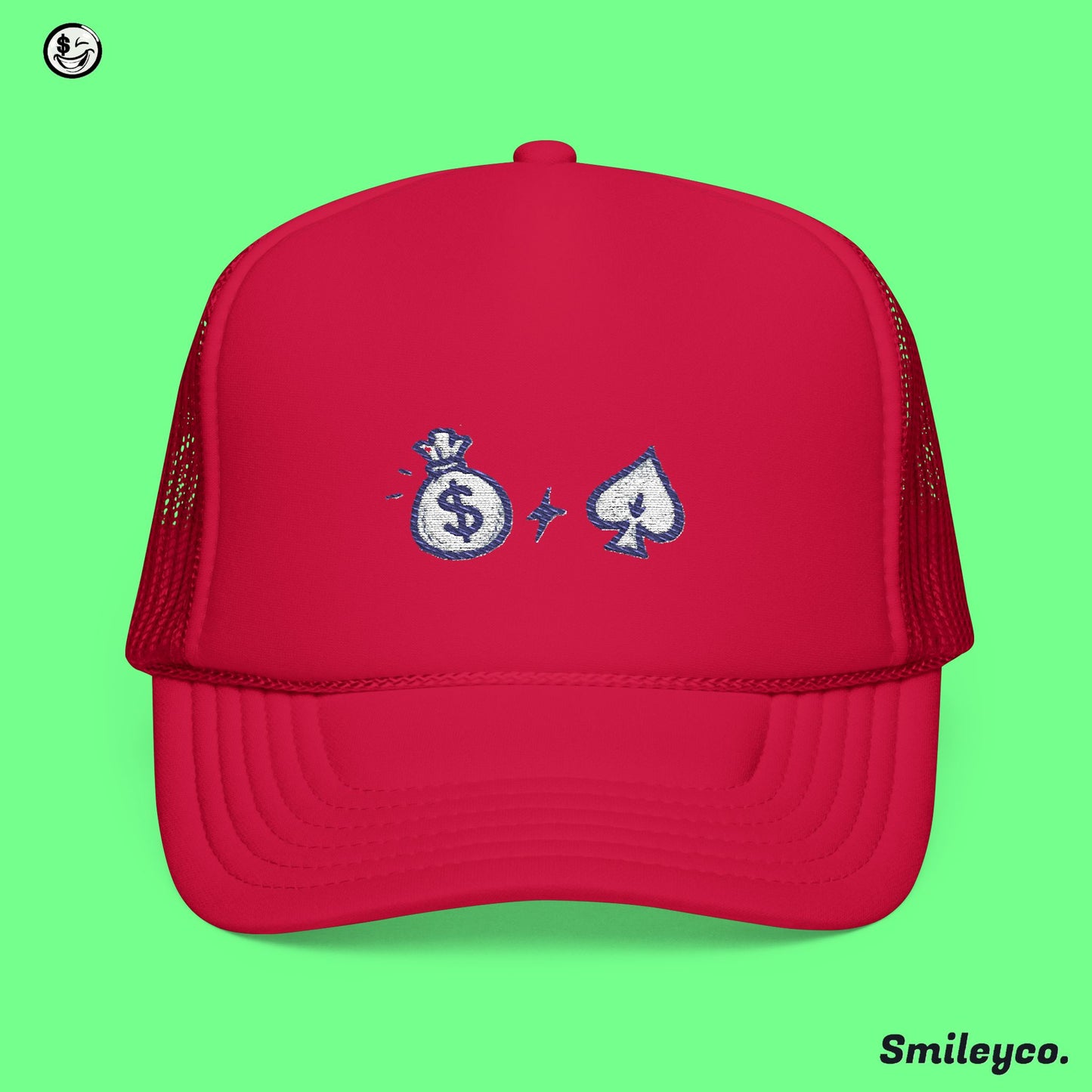 Bag Luck Foam Embroidered