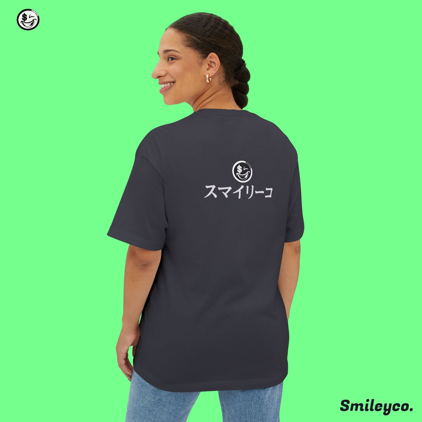 Smileyco Japanese Boxy Tee Shirt