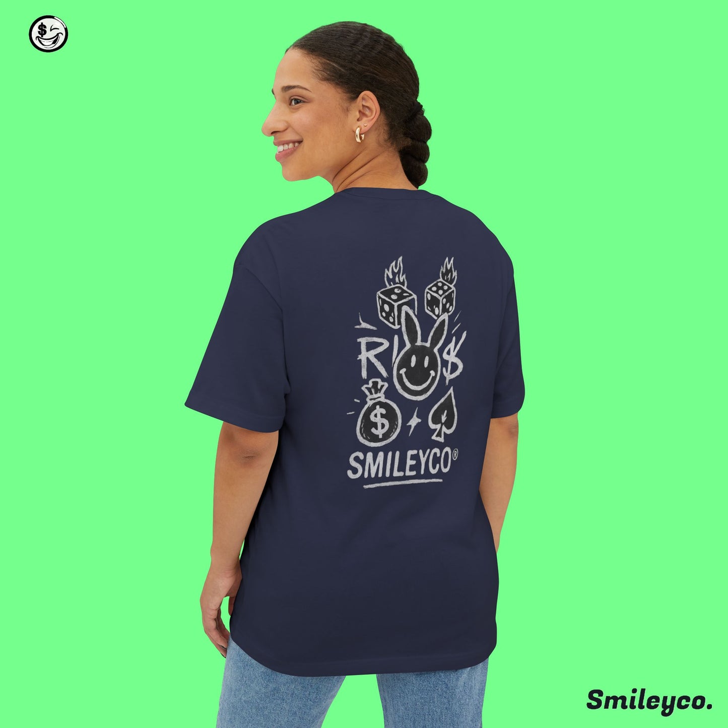 Risk Boxy Tee Shirt