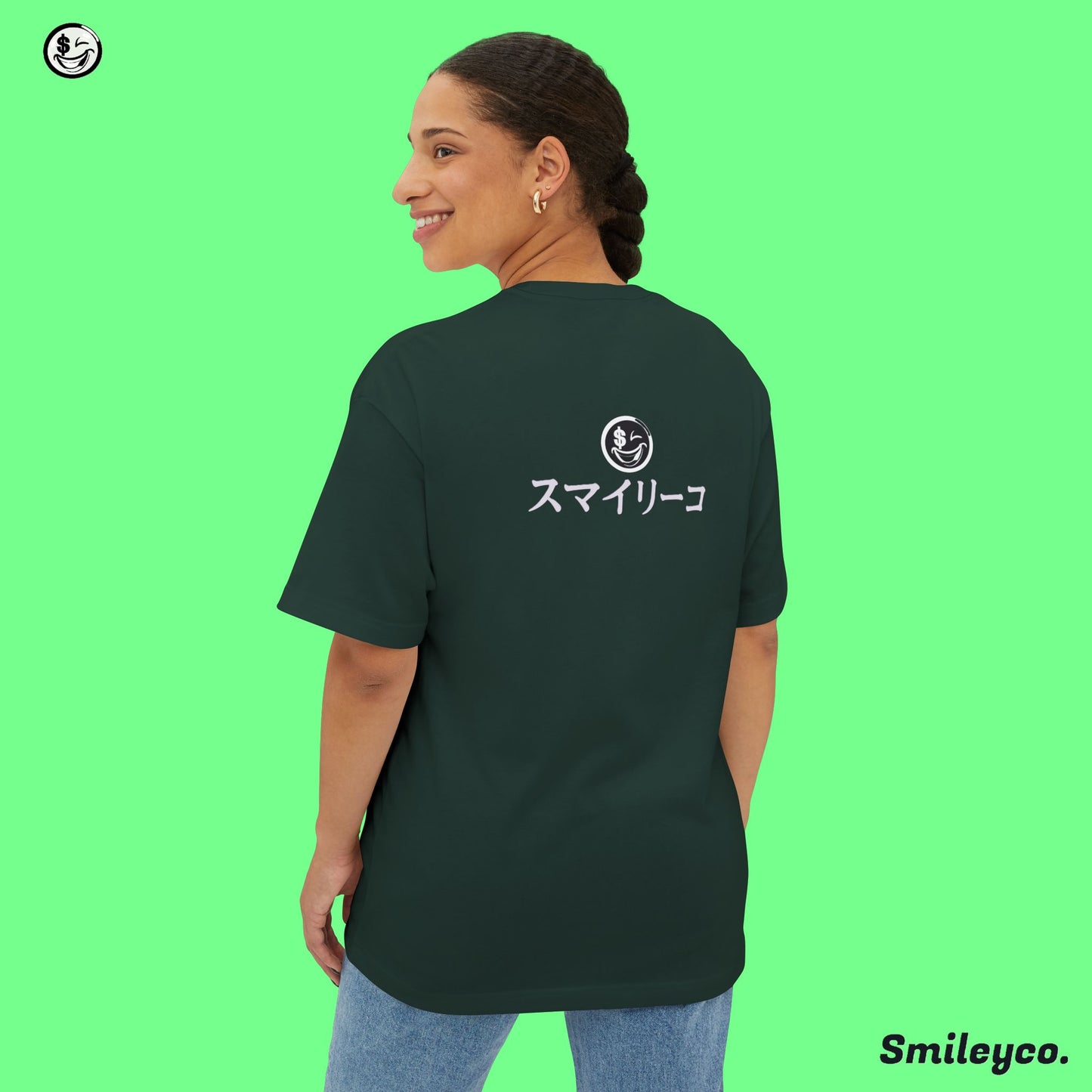 Smileyco Japanese Boxy Tee Shirt