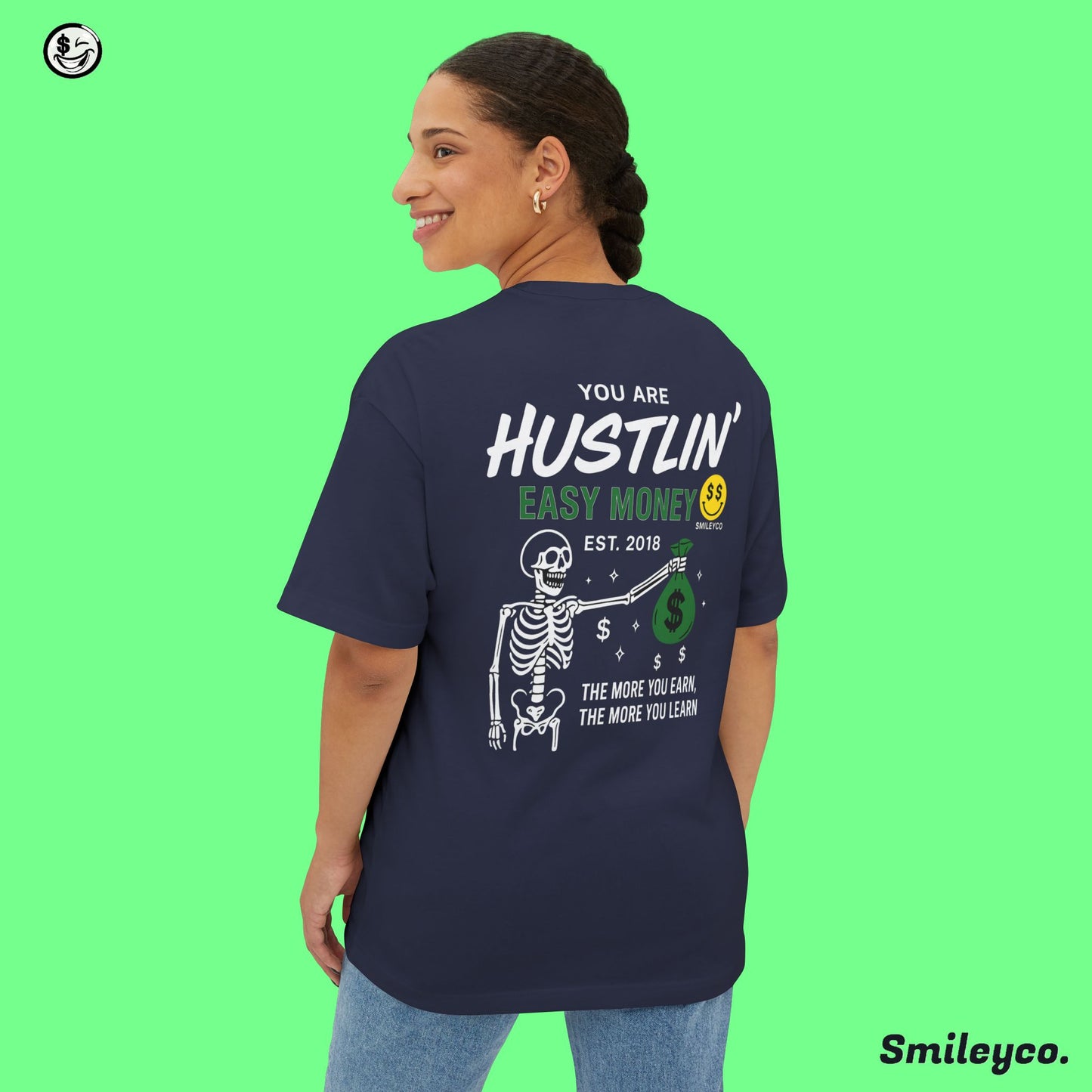 Hustlin Boxy Tee