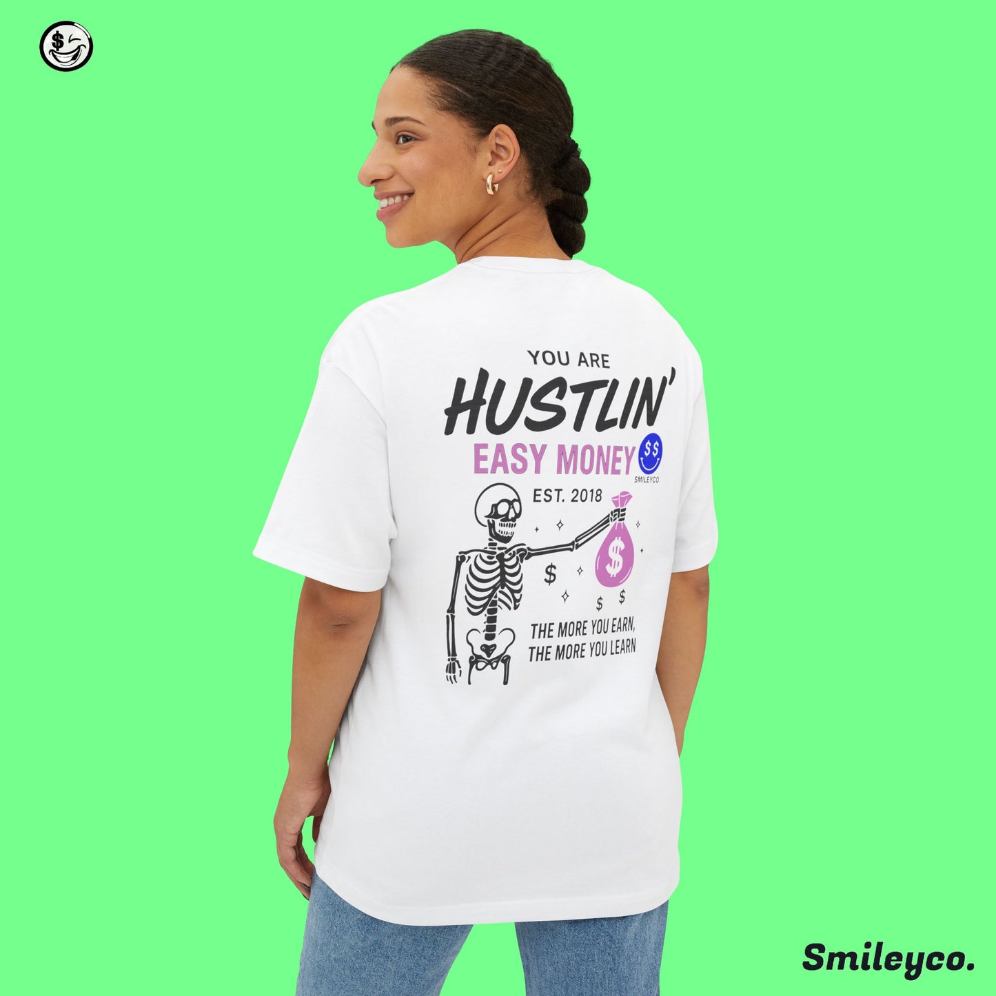 Hustlin Boxy Tee