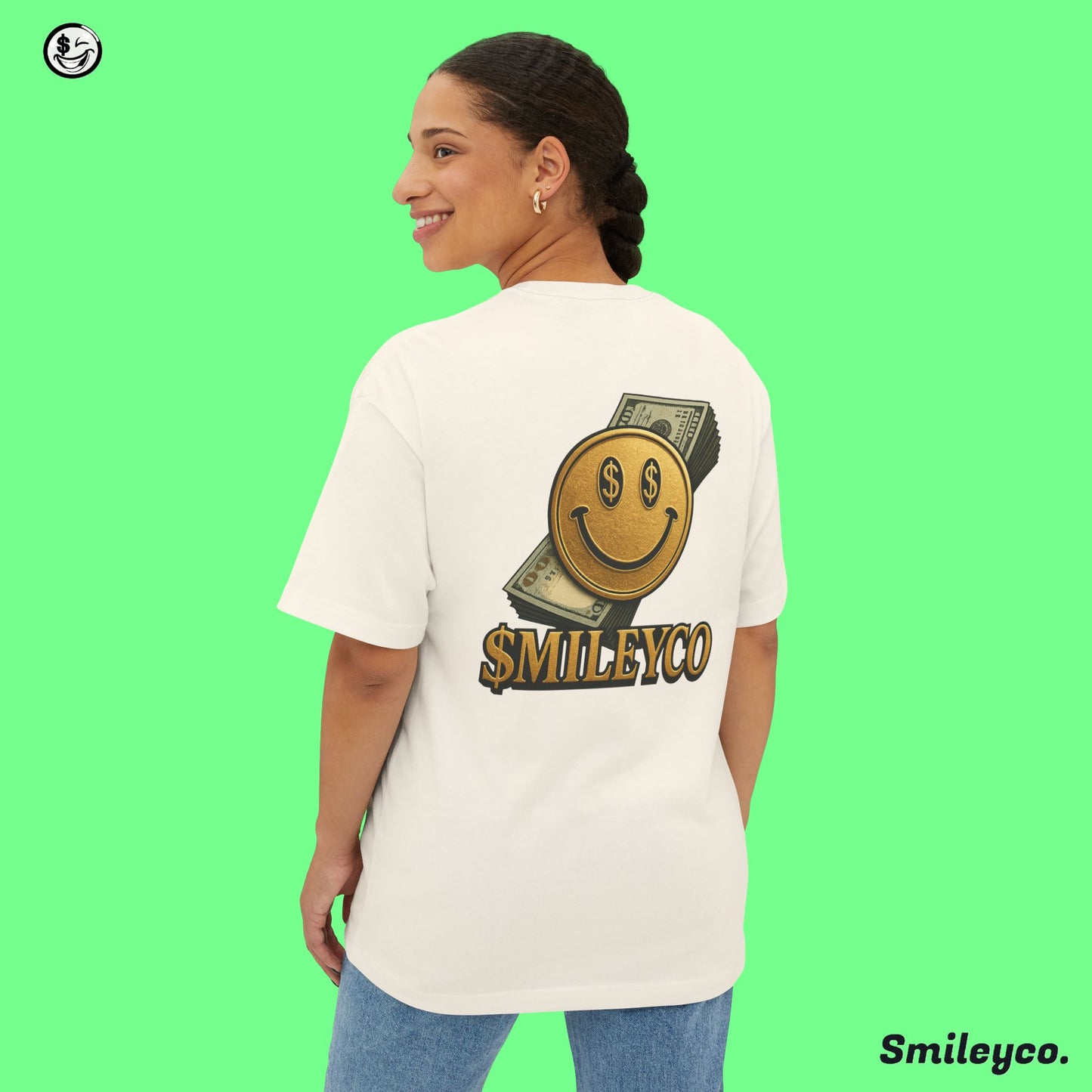 Gold Smile Boxy Tee