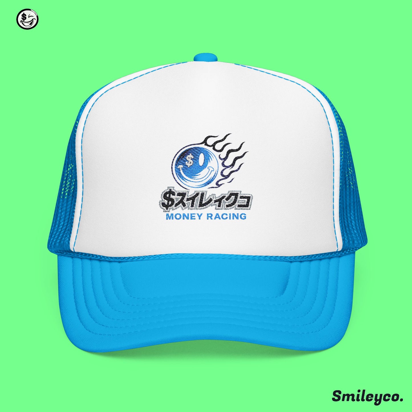 Money Racing Foam Embroidered