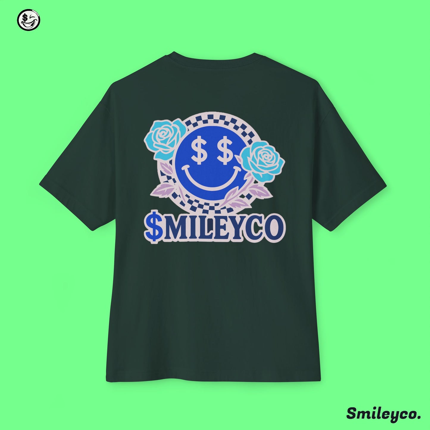 Rose Smile Boxy Tee