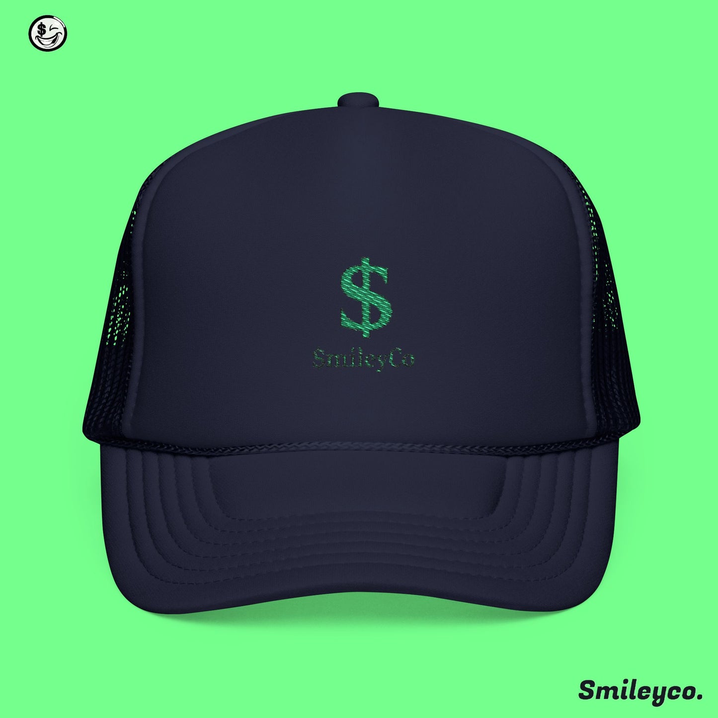 Smileyco $ Foam Embroidered