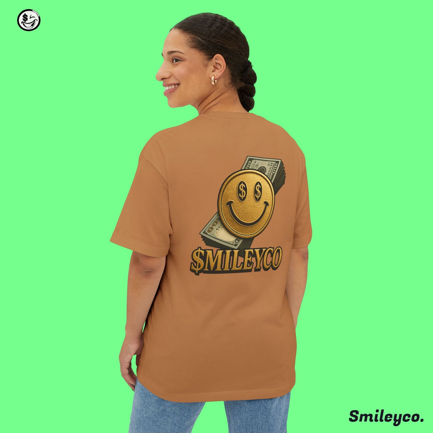 Gold Smile Boxy Tee