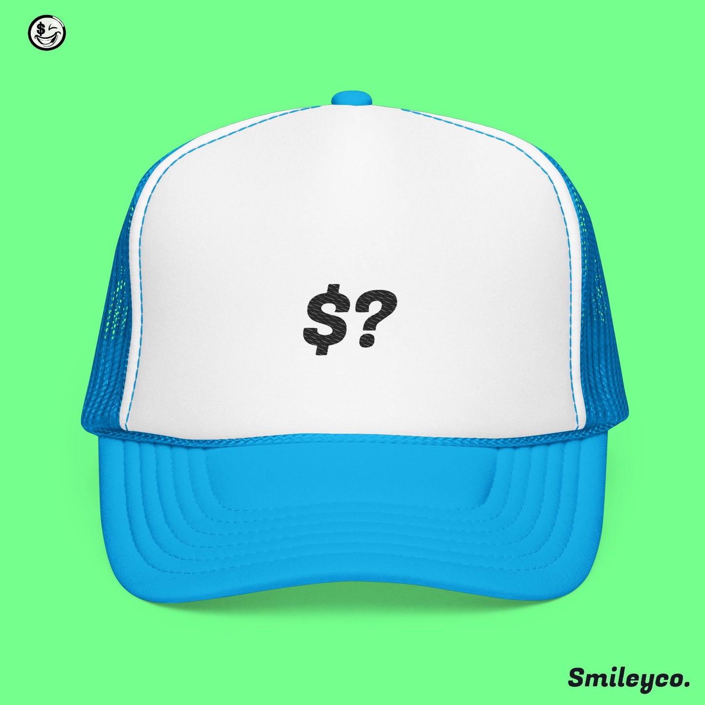 What's Up Money Foam Embroidered