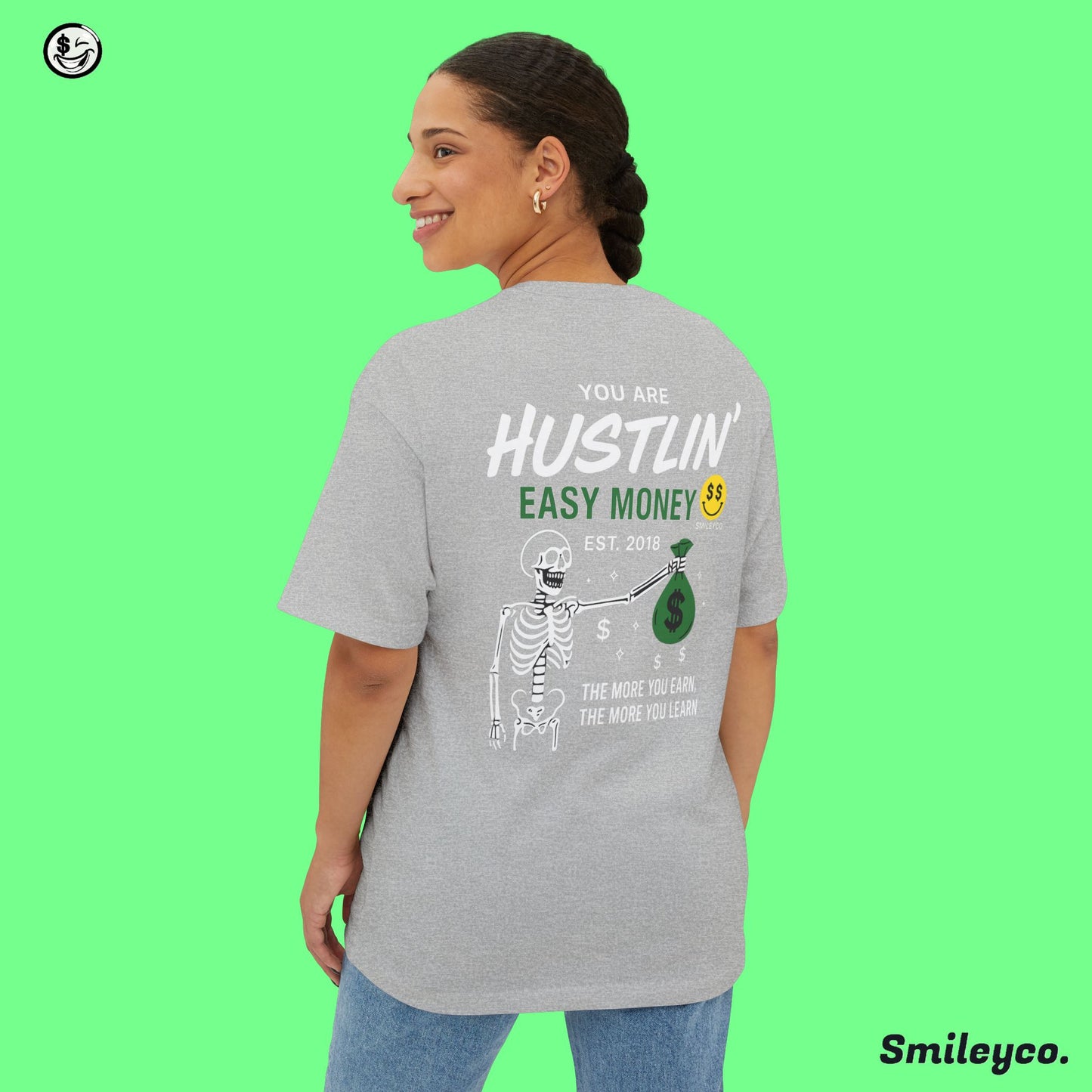 Hustlin Boxy Tee