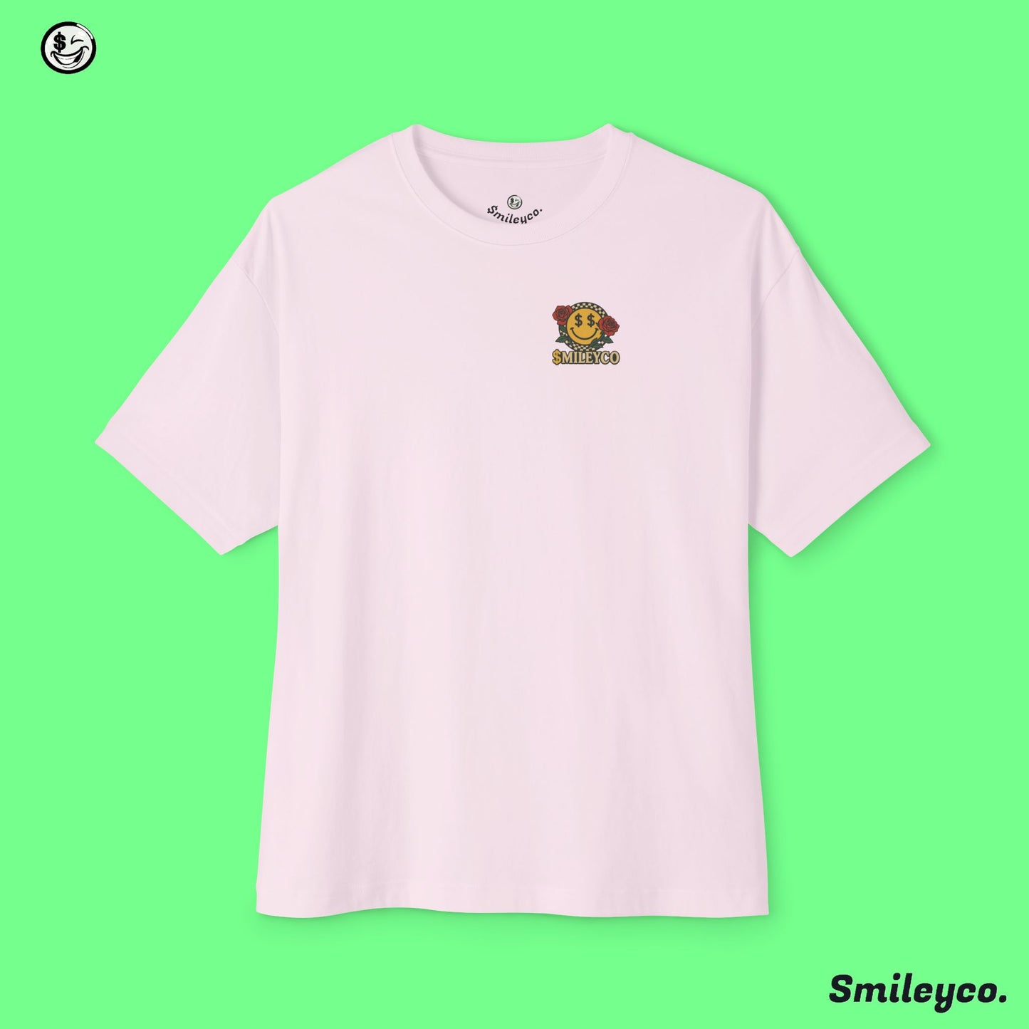 Rose Smile Boxy Tee