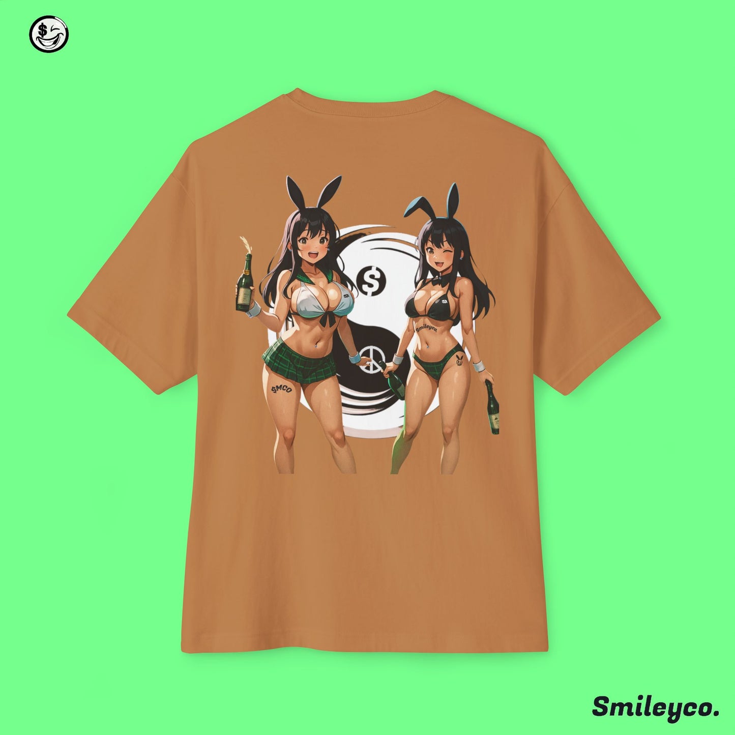 Money and Peace Bunnies Tee Shirt