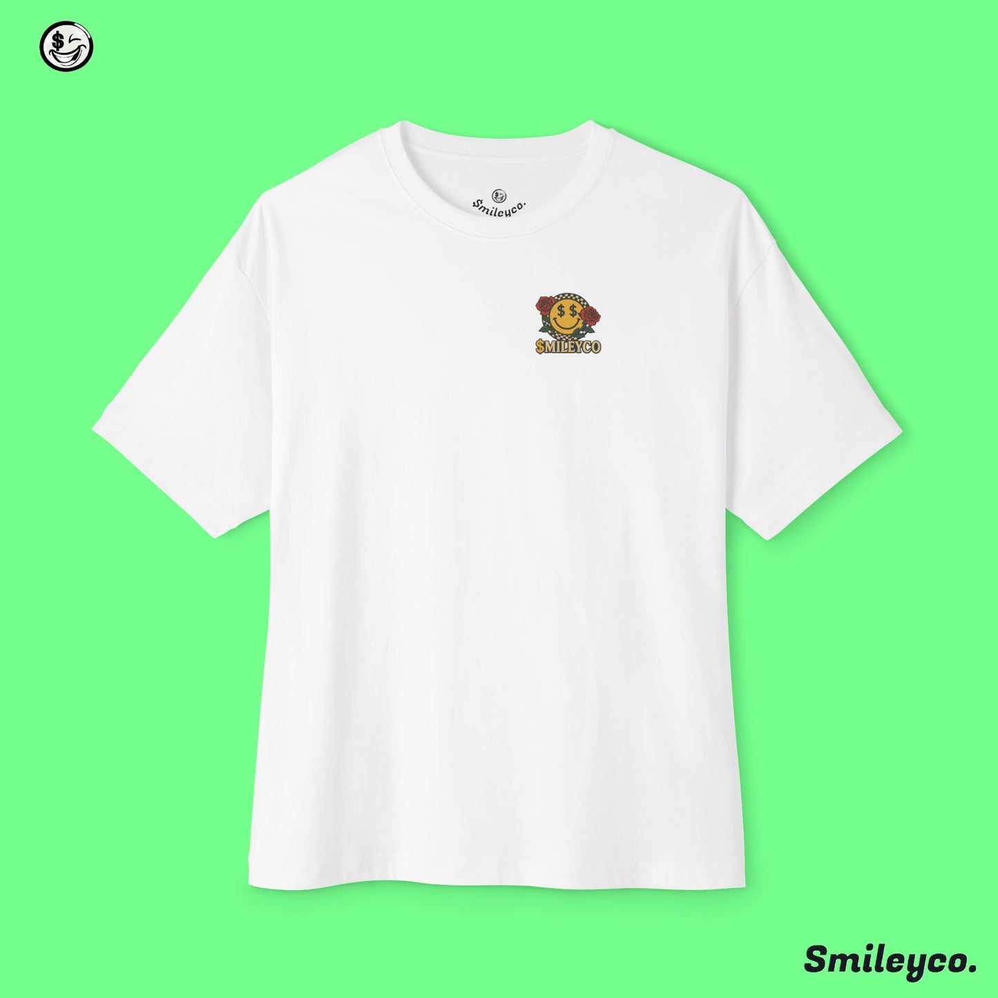 Rose Smile Boxy Tee