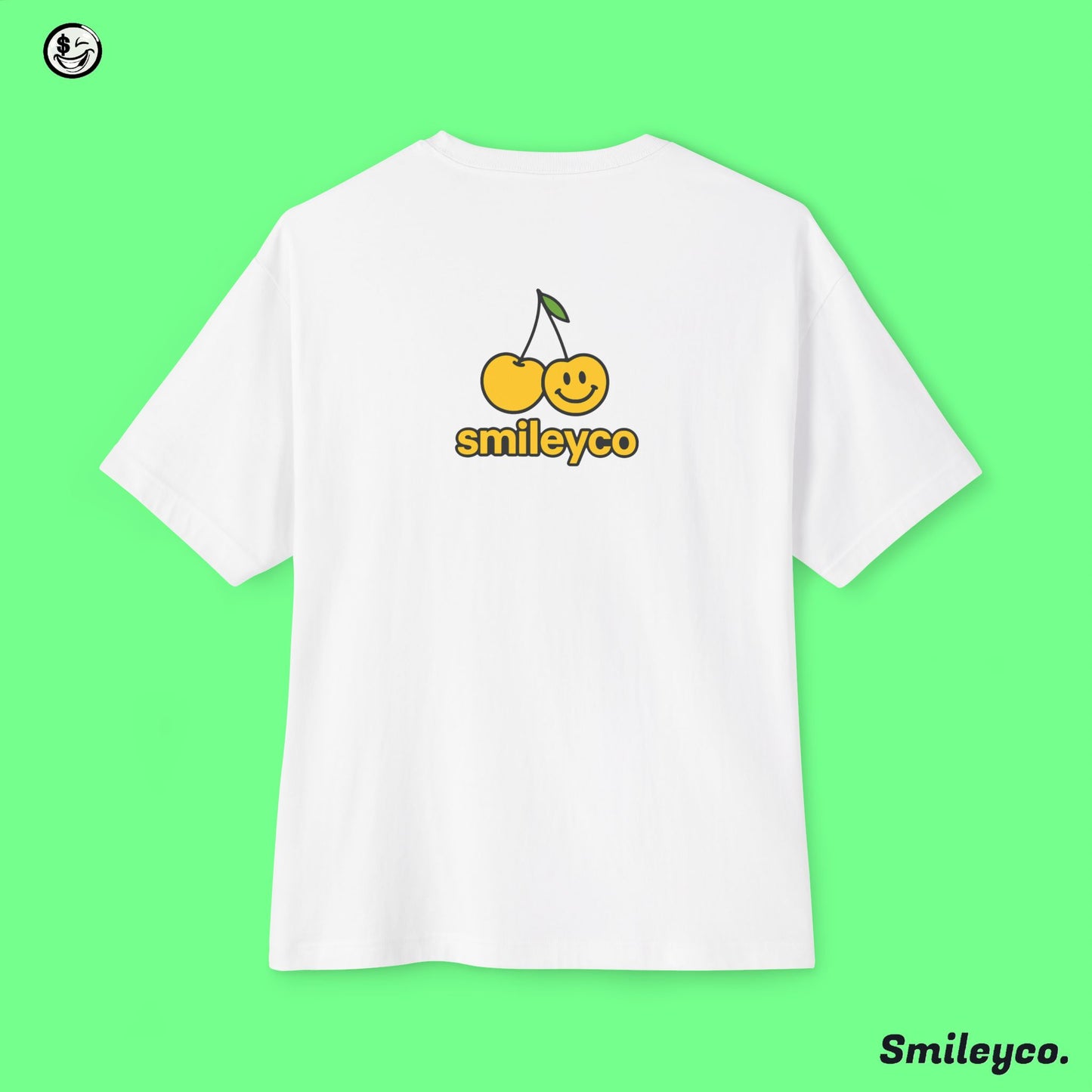 Smiley Cherry Boxy Tee