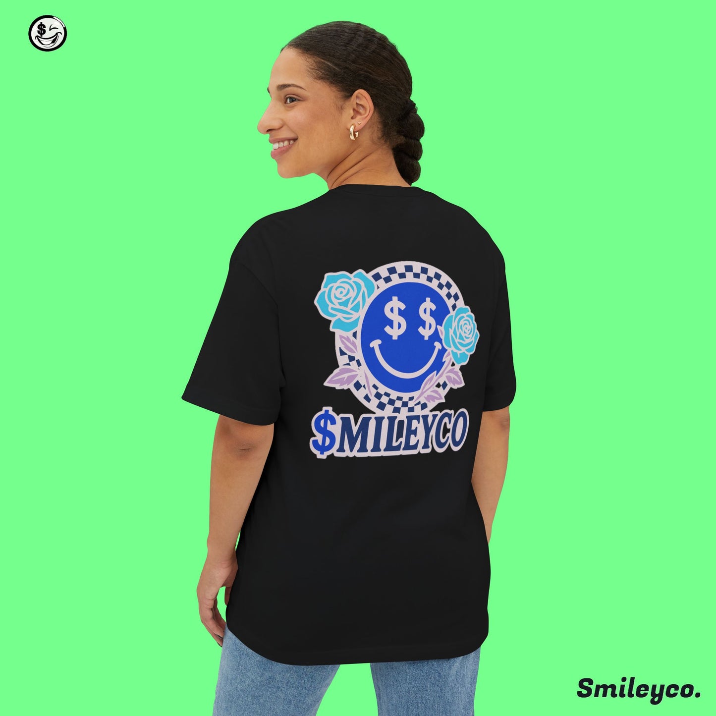 Rose Smile Boxy Tee