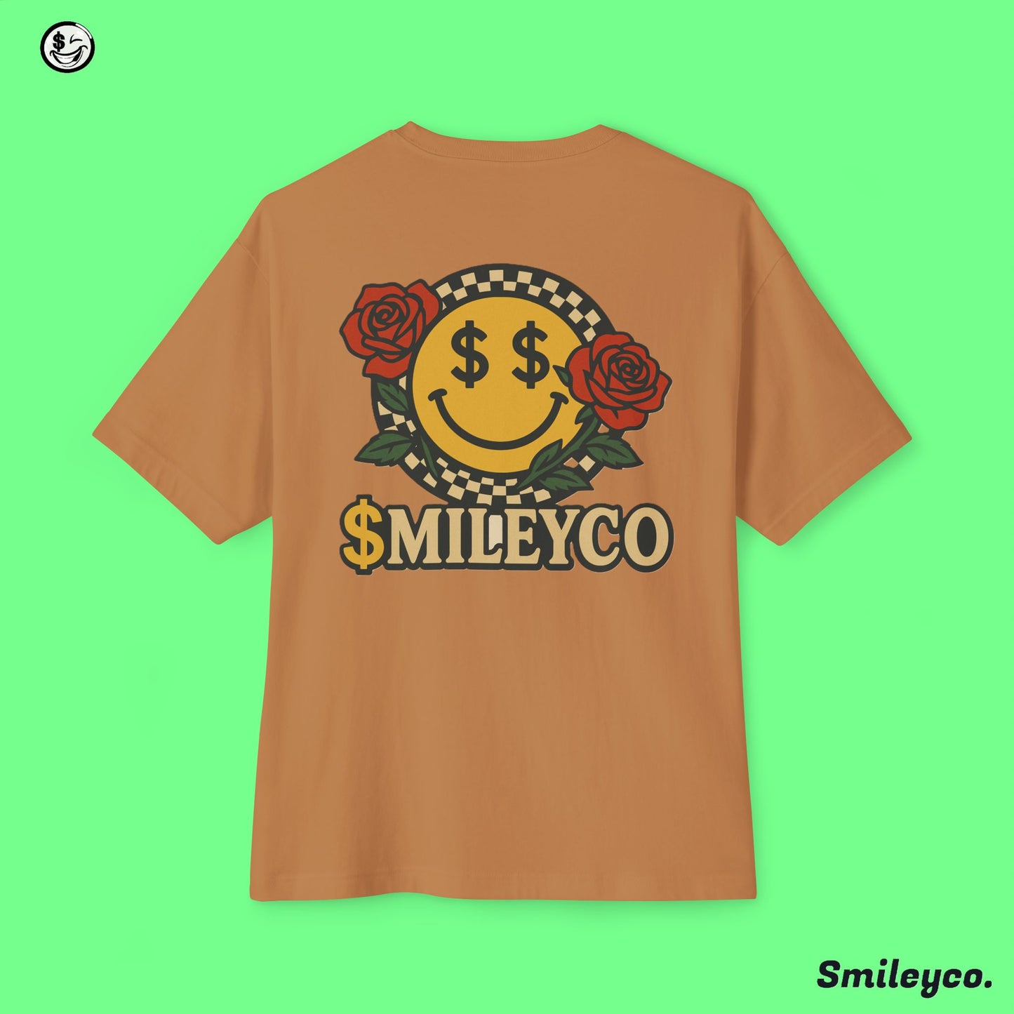 Rose Smile Boxy Tee